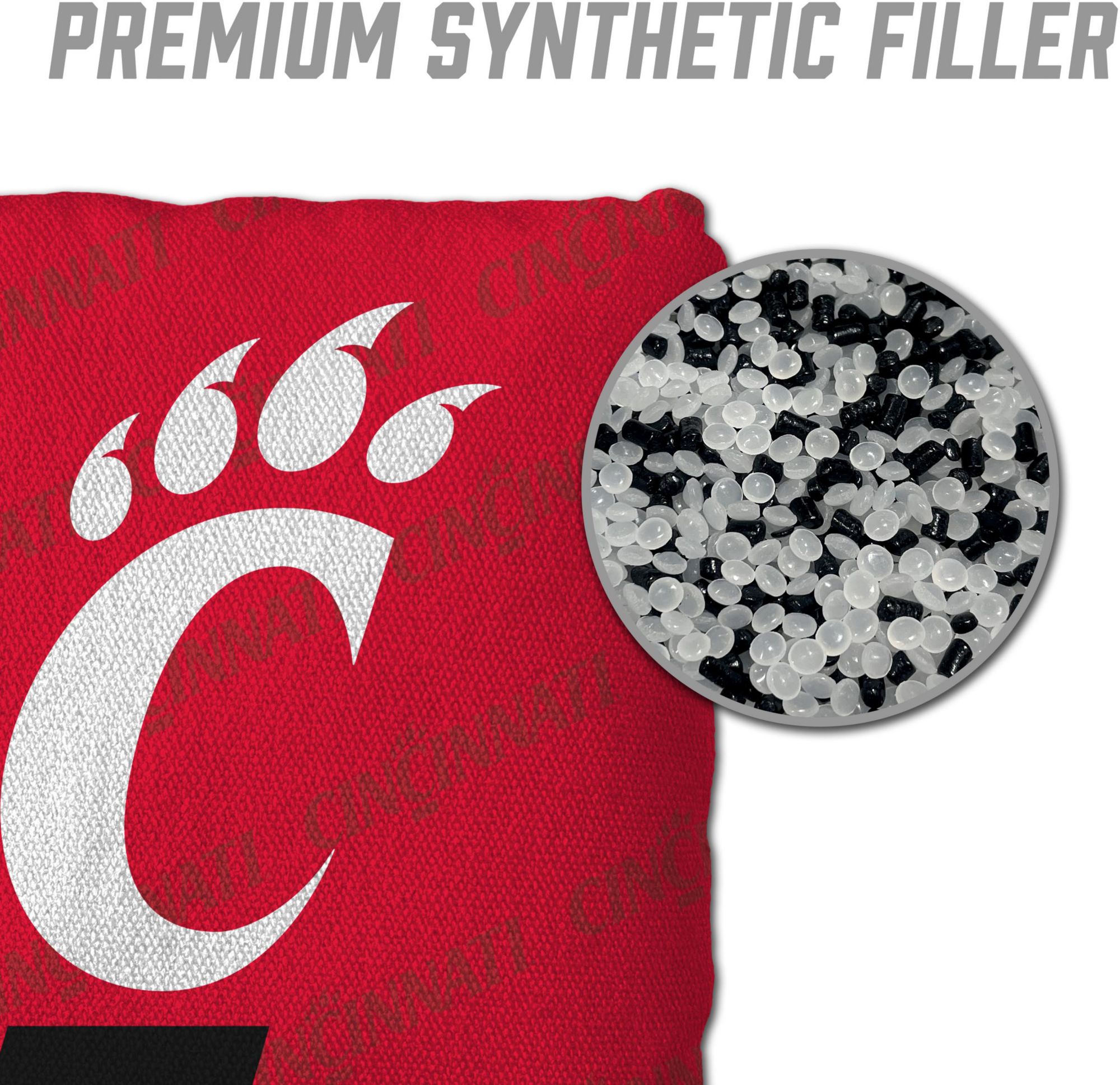 YouTheFan Cincinnati Bearcats Red 4-Pack Cornhole Bean Bag Set product image