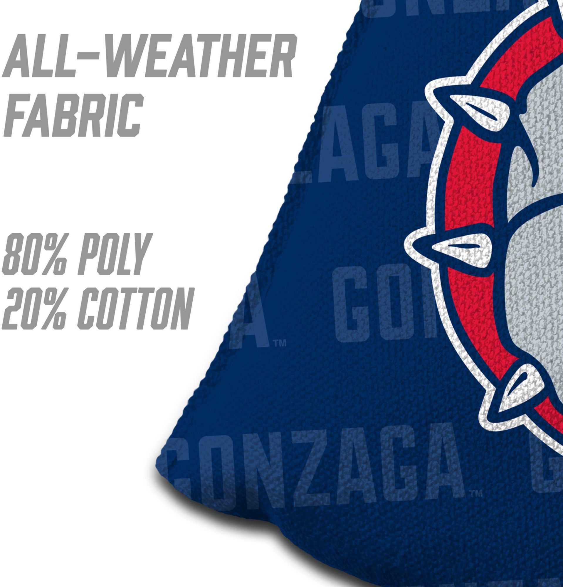 YouTheFan Gonzaga Bulldogs Blue 4-Pack Cornhole Bean Bag Set product image