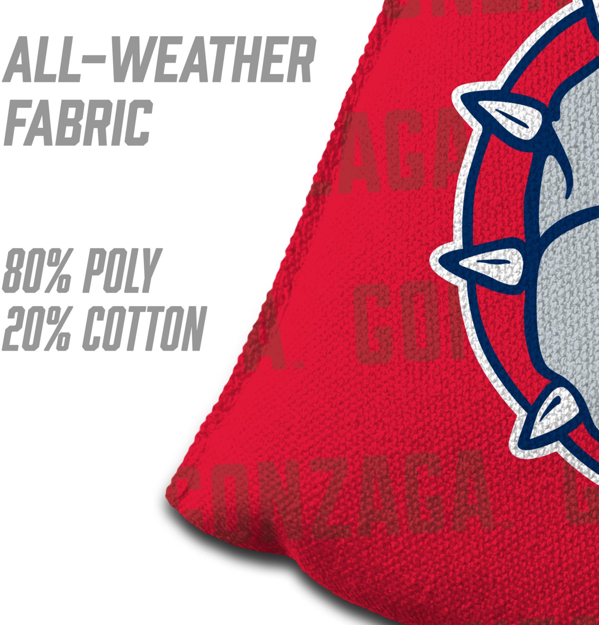 YouTheFan Gonzaga Bulldogs Red 4-Pack Cornhole Bean Bag Set product image