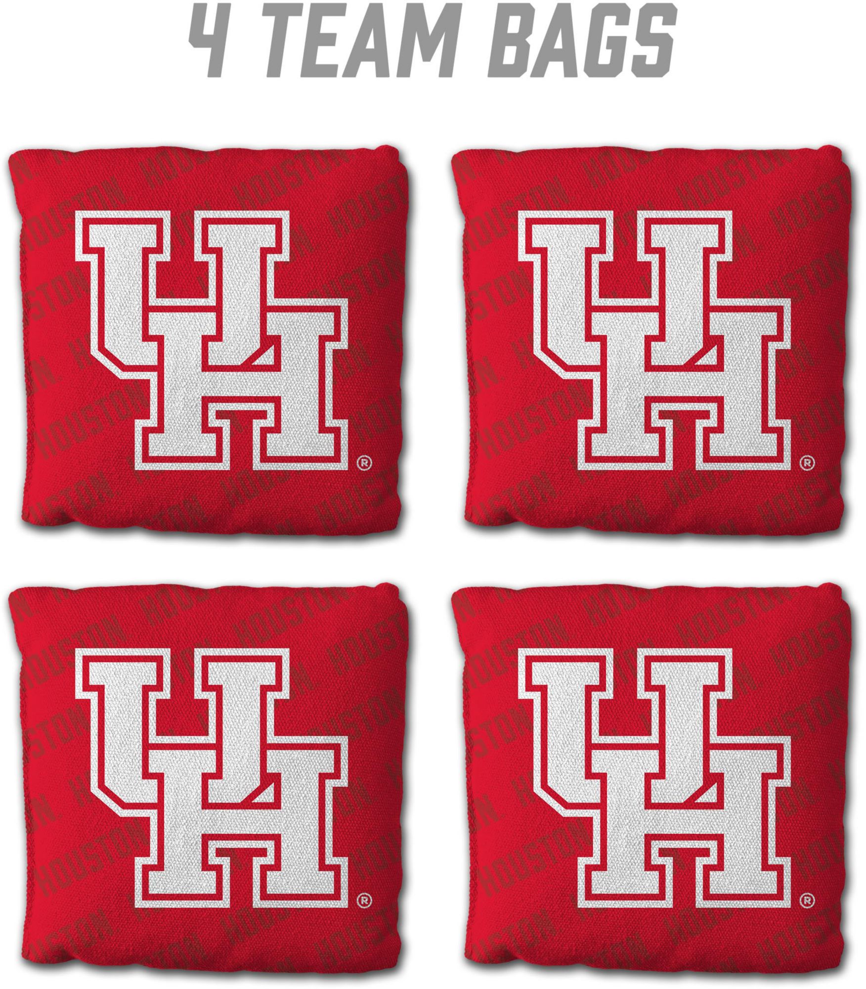 YouTheFan Houston Cougars Red 4-Pack Cornhole Bean Bag Set product image