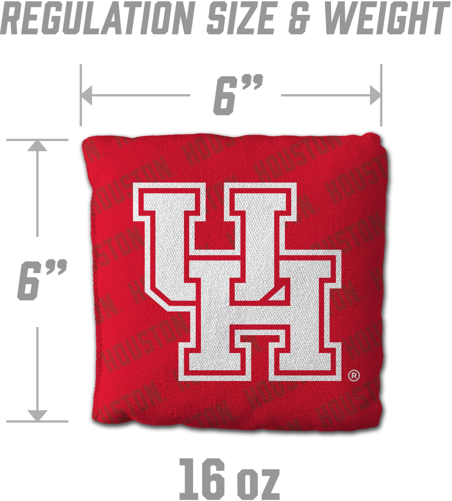 YouTheFan Houston Cougars Red 4-Pack Cornhole Bean Bag Set product image
