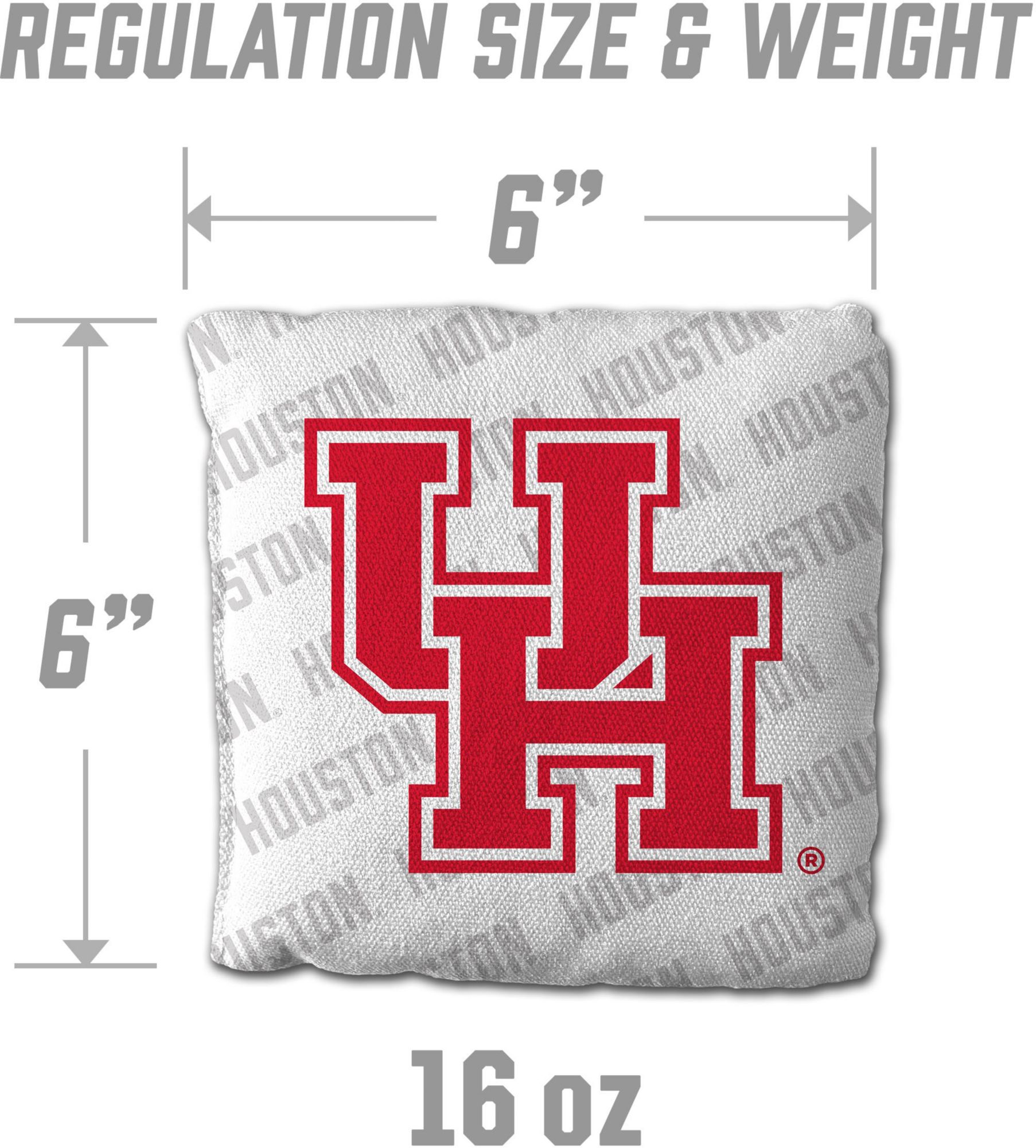 YouTheFan Houston Cougars White 4-Pack Cornhole Bean Bag Set product image