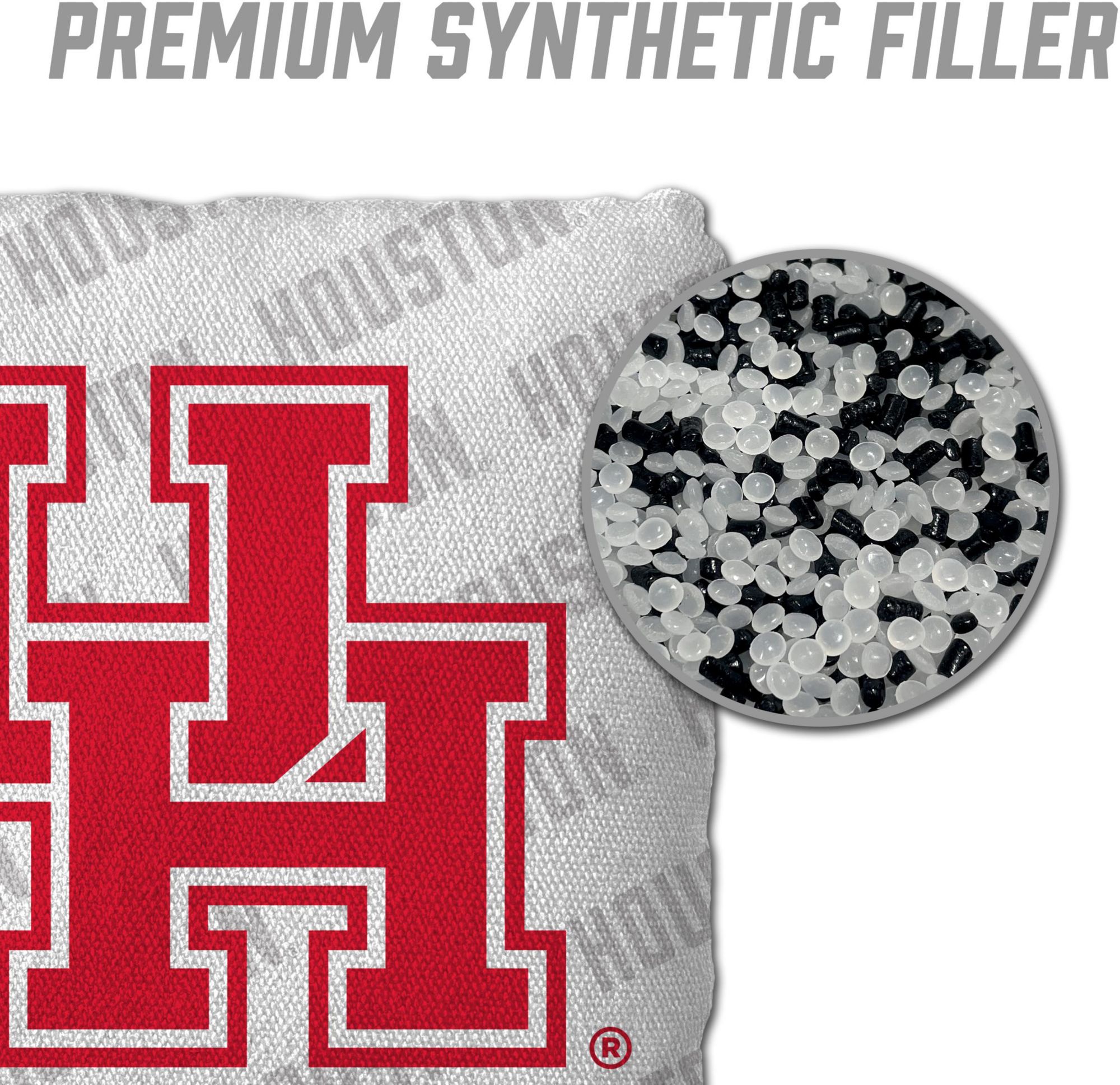 YouTheFan Houston Cougars White 4-Pack Cornhole Bean Bag Set product image