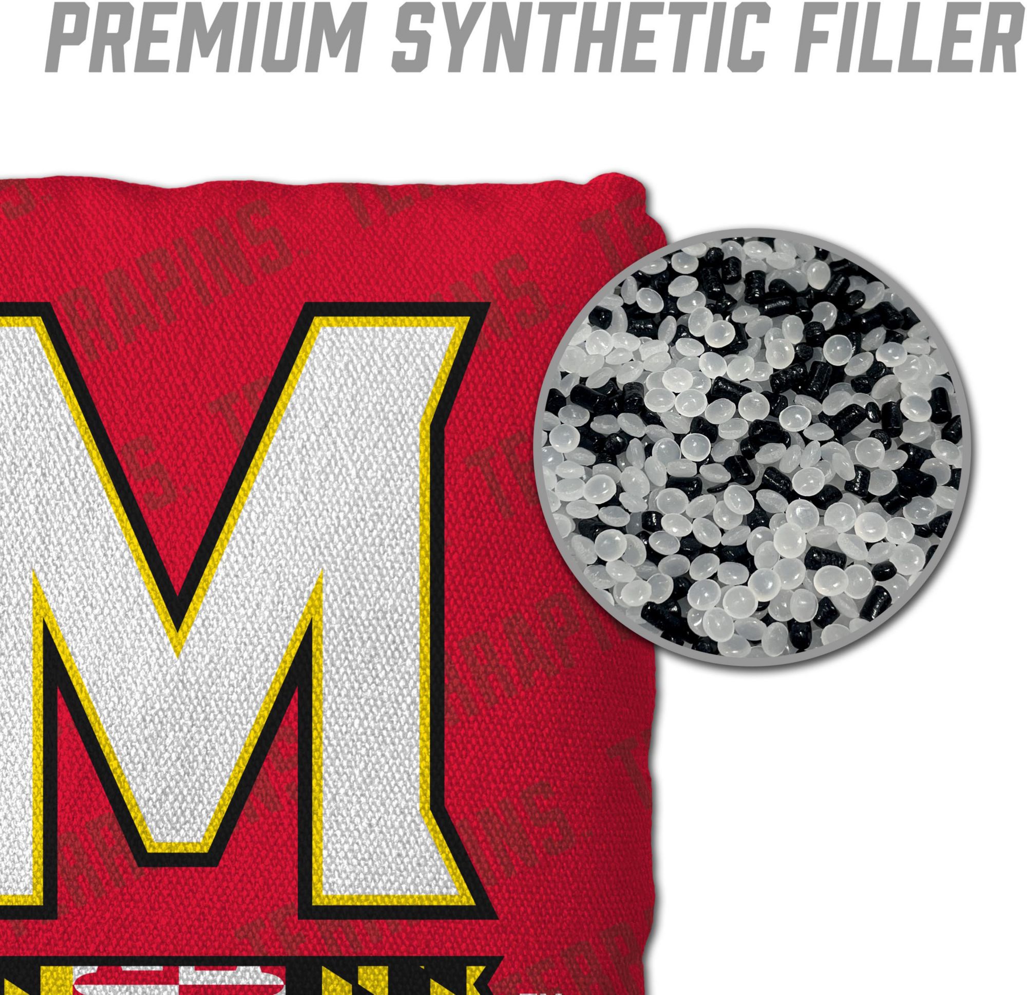 YouTheFan Maryland Terrapins Red 4-Pack Cornhole Bean Bag Set product image