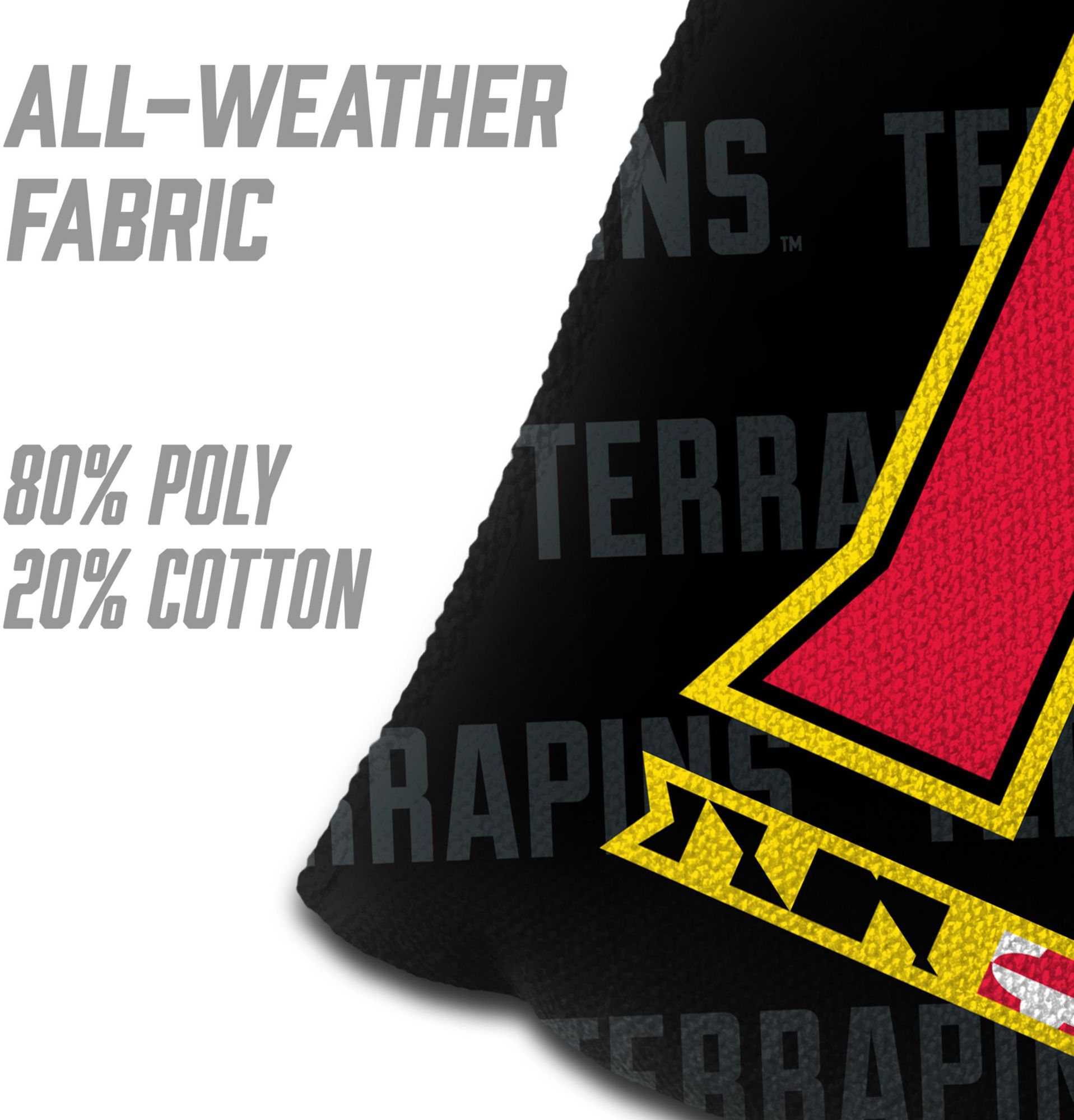 YouTheFan Maryland Terrapins Black 4-Pack Cornhole Bean Bag Set product image