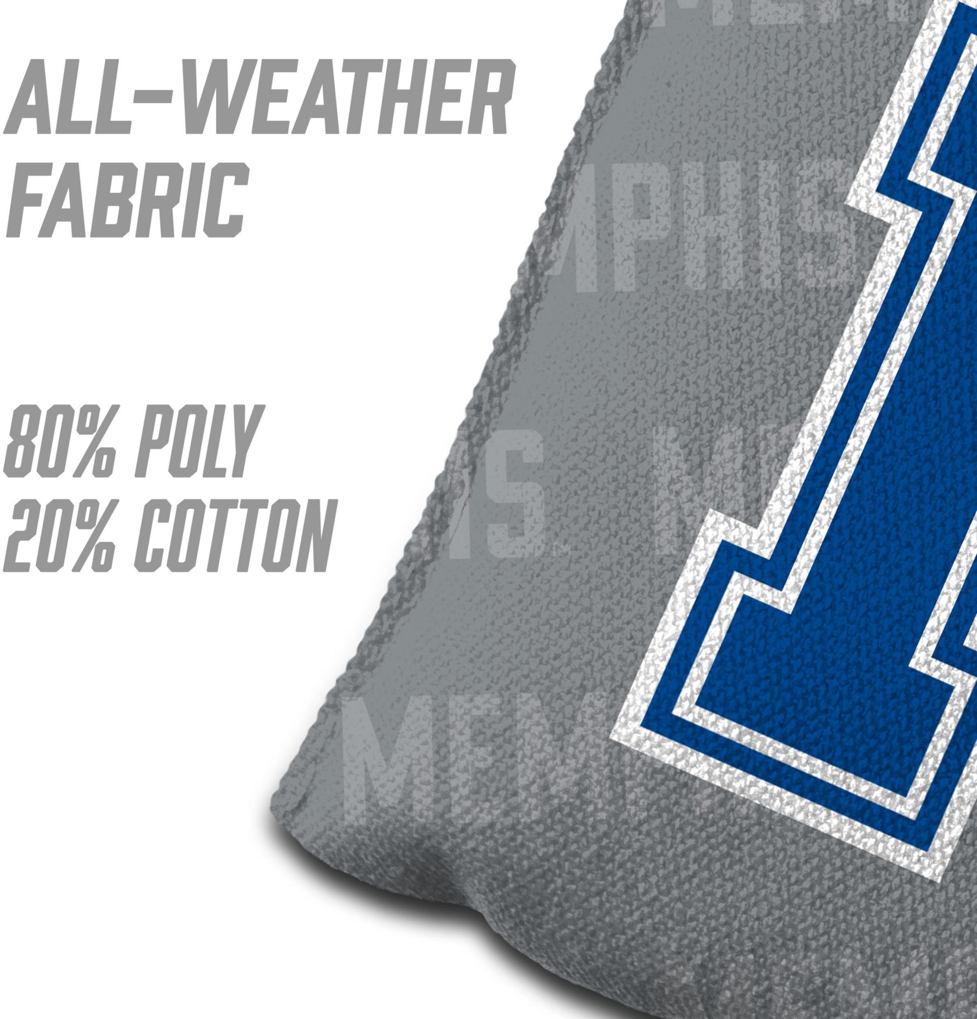 YouTheFan Memphis Tigers Grey 4-Pack Cornhole Bean Bag Set product image