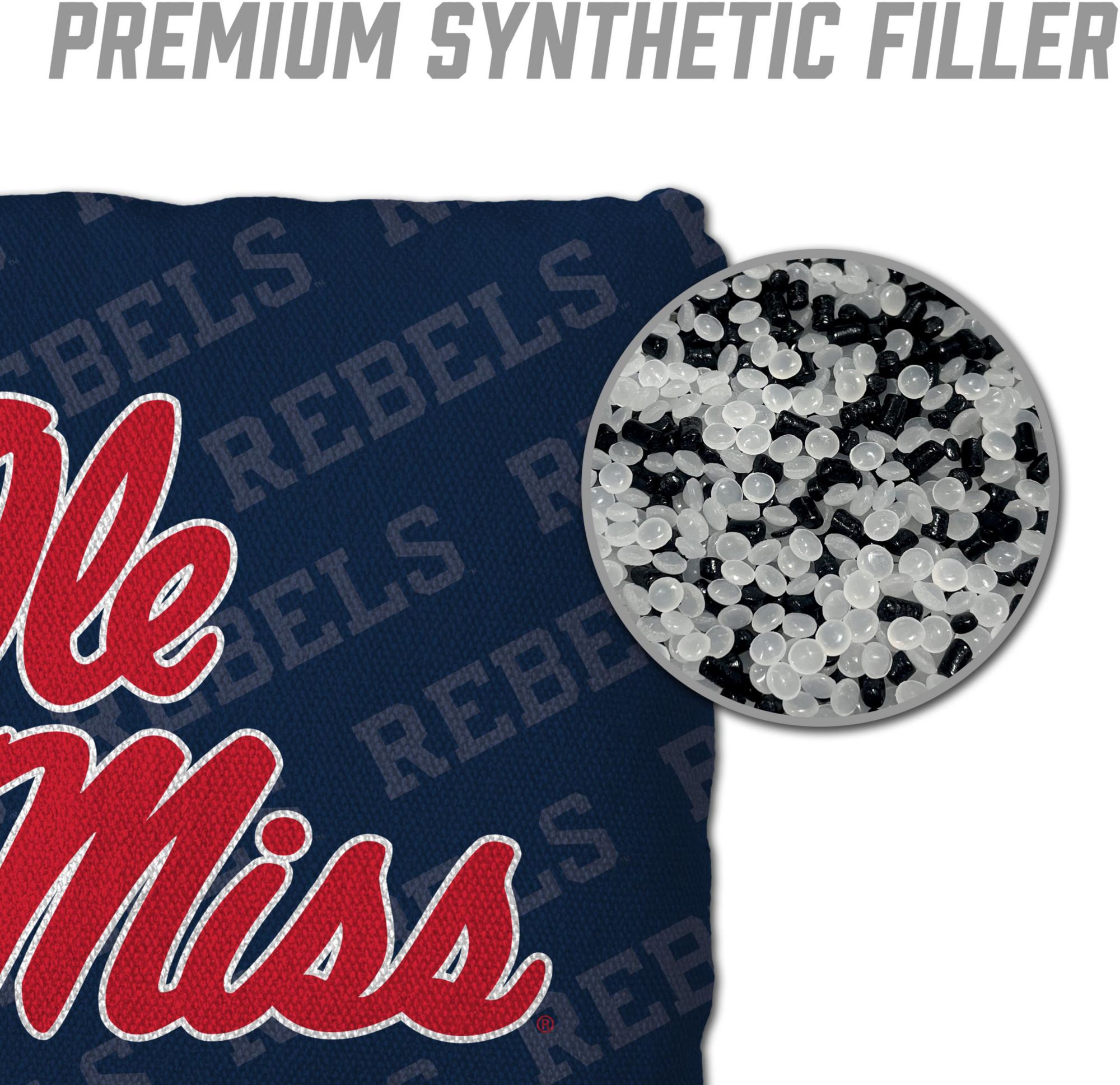 YouTheFan Mississippi College Choctaws Blue 4-Pack Cornhole Bean Bag Set product image