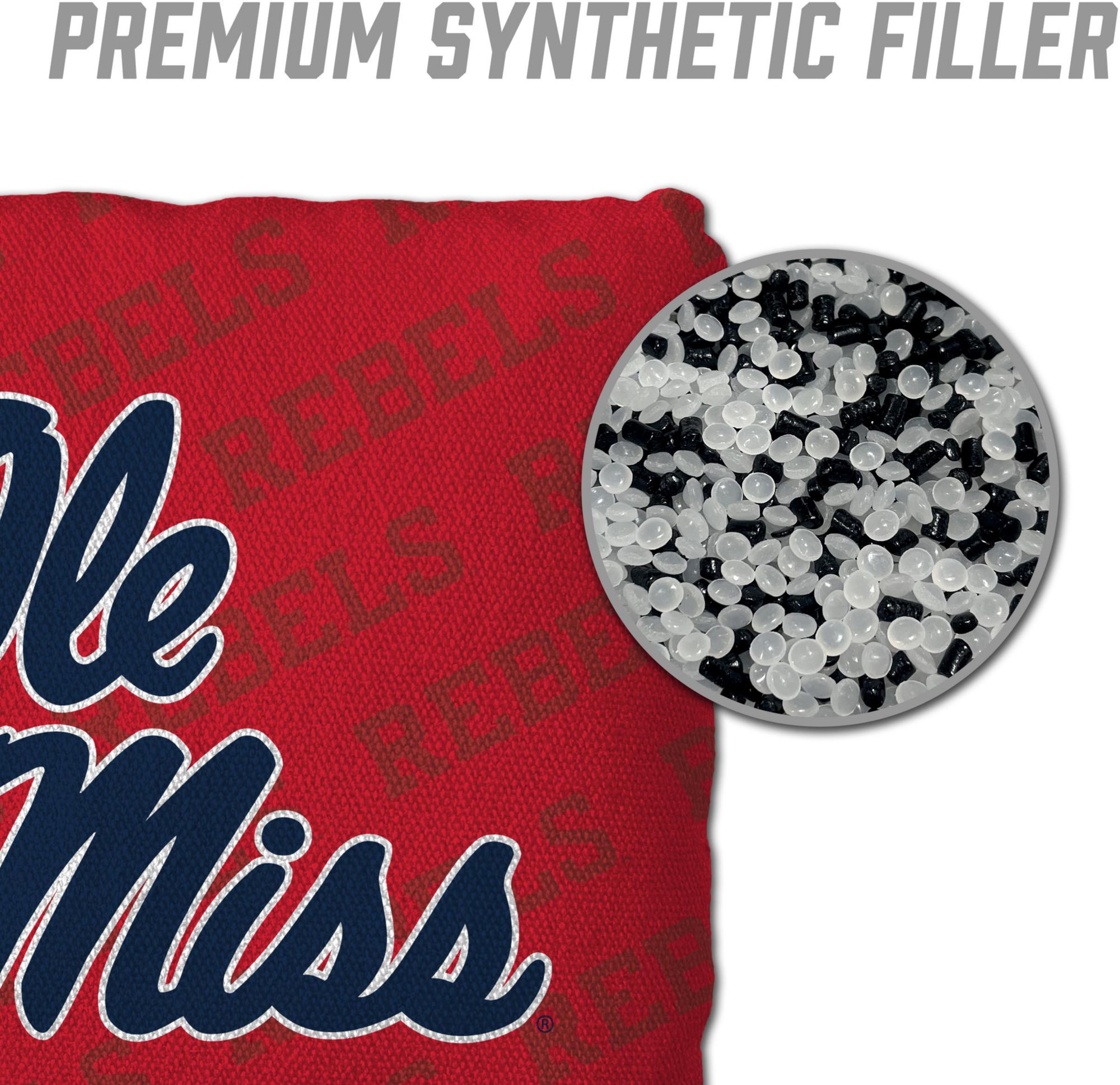 YouTheFan Mississippi College Choctaws Red 4-Pack Cornhole Bean Bag Set product image