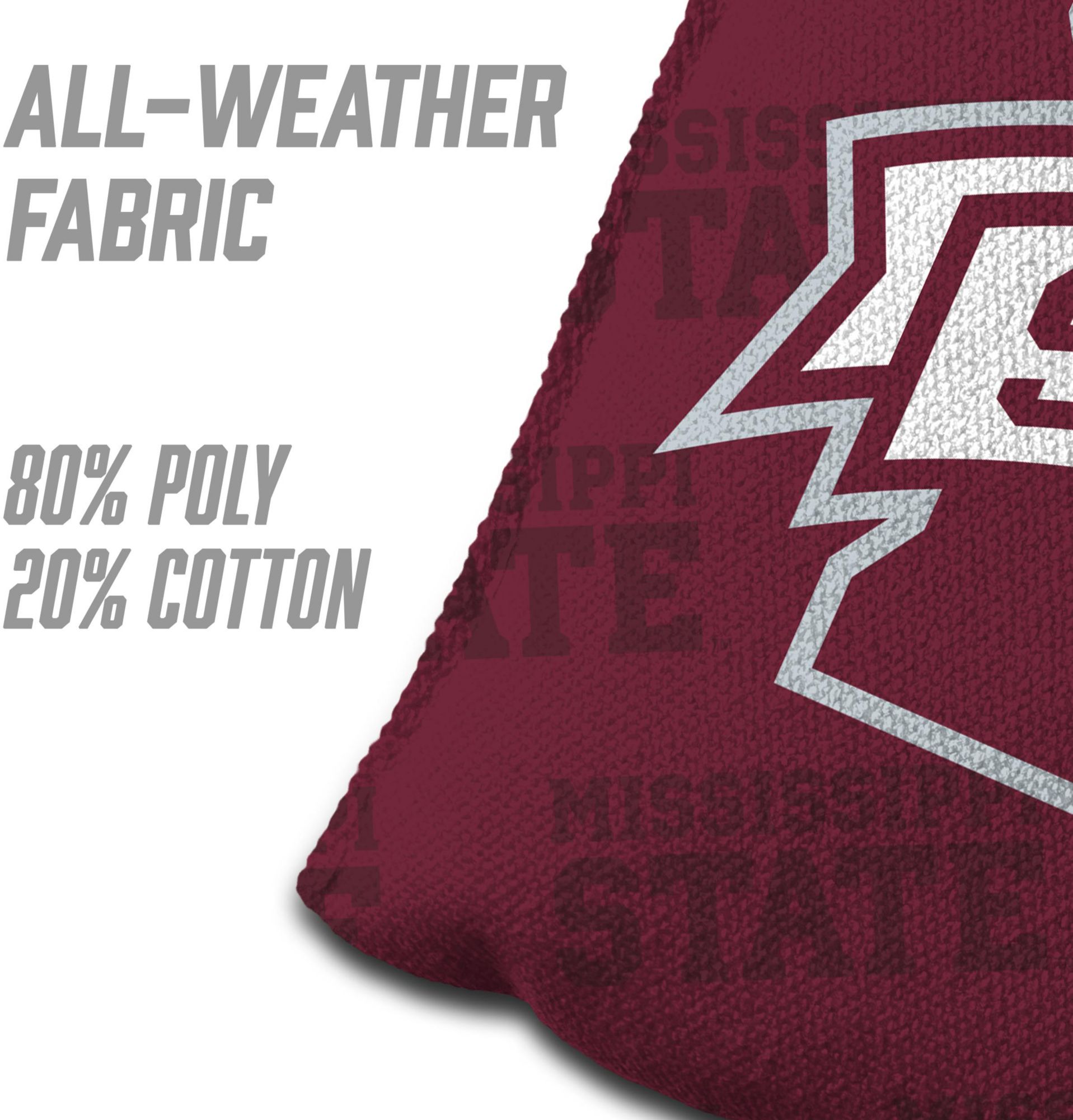 YouTheFan Mississippi State Bulldogs Maroon 4-Pack Cornhole Bean Bag Set product image