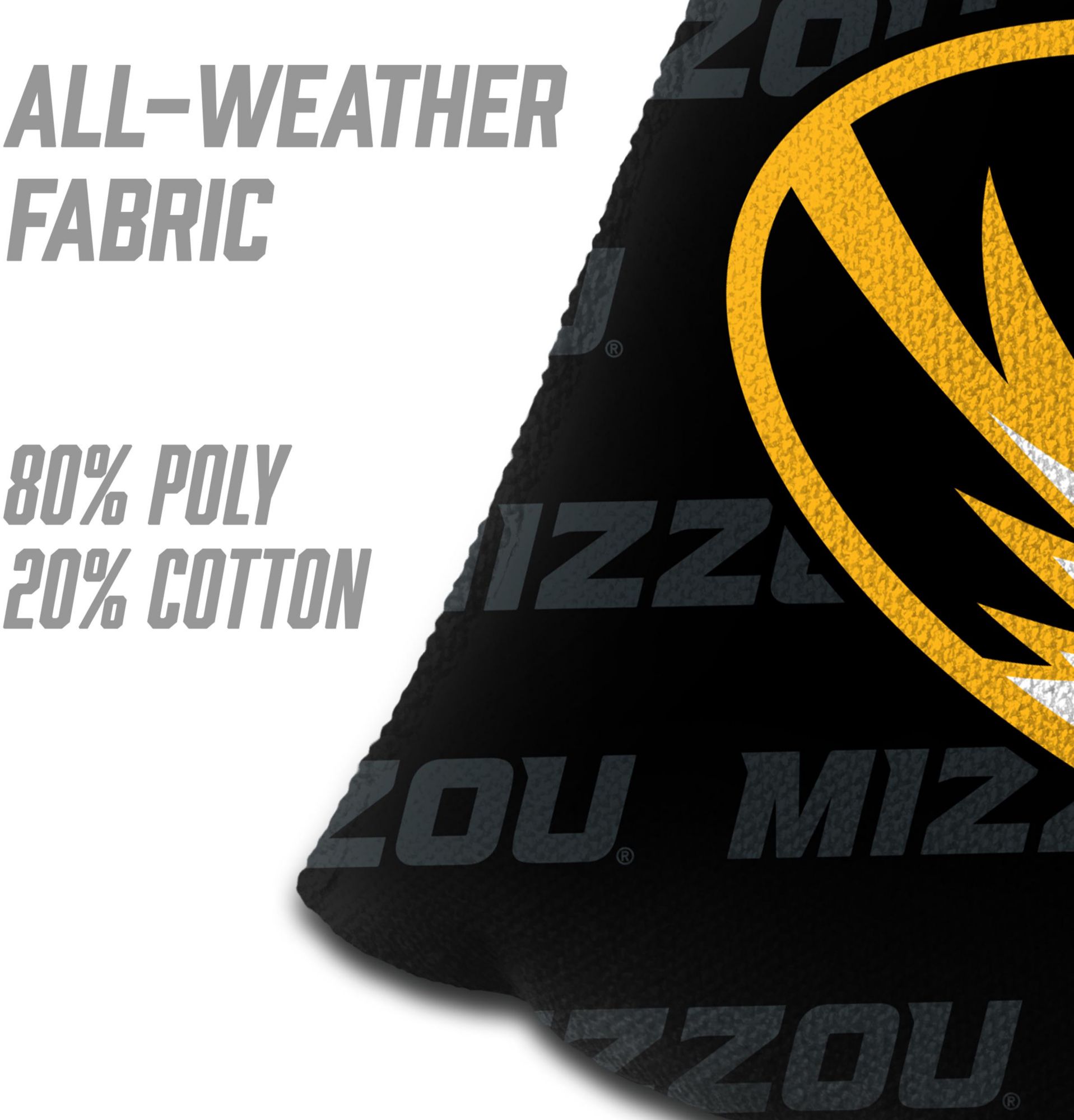 YouTheFan Missouri Tigers Black 4-Pack Cornhole Bean Bag Set product image