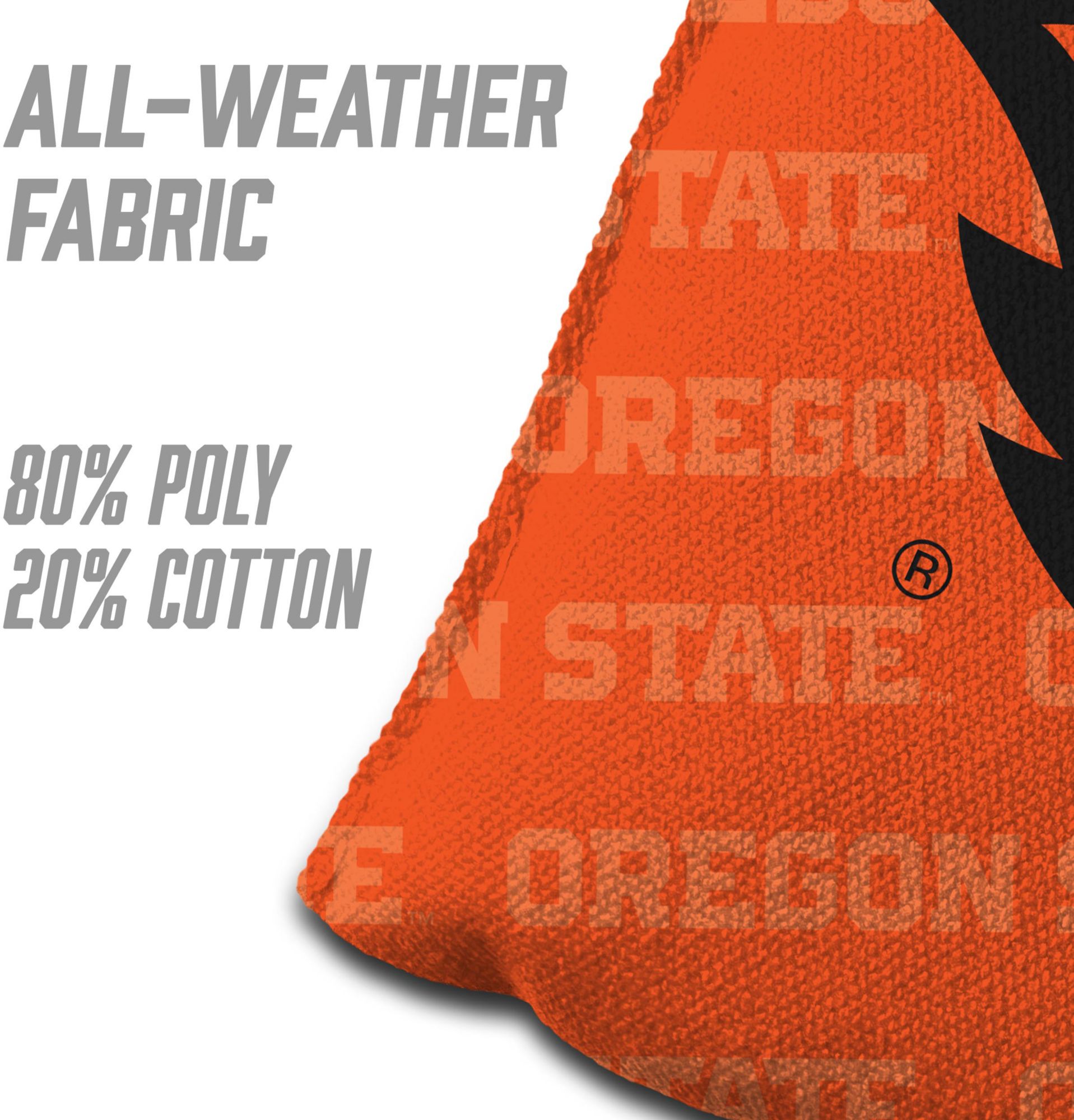 YouTheFan Oregon State Beavers Orange 4-Pack Cornhole Bean Bag Set product image