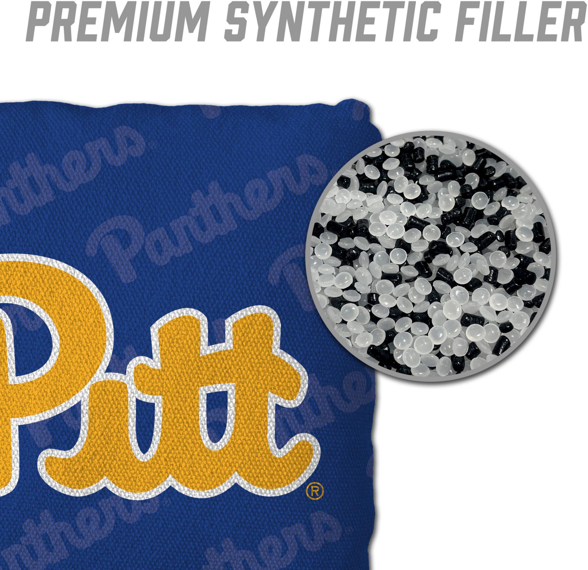 YouTheFan Pittsburgh Panthers Blue 4-Pack Cornhole Bean Bag Set product image