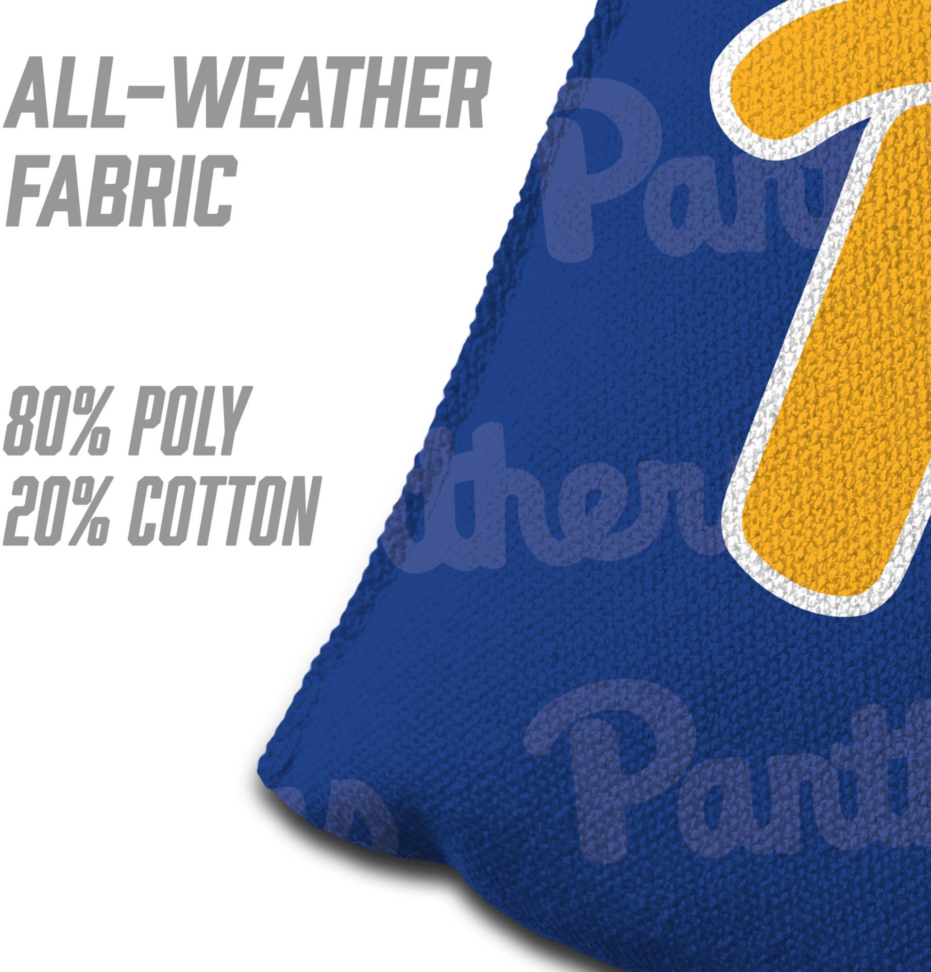 YouTheFan Pittsburgh Panthers Blue 4-Pack Cornhole Bean Bag Set product image