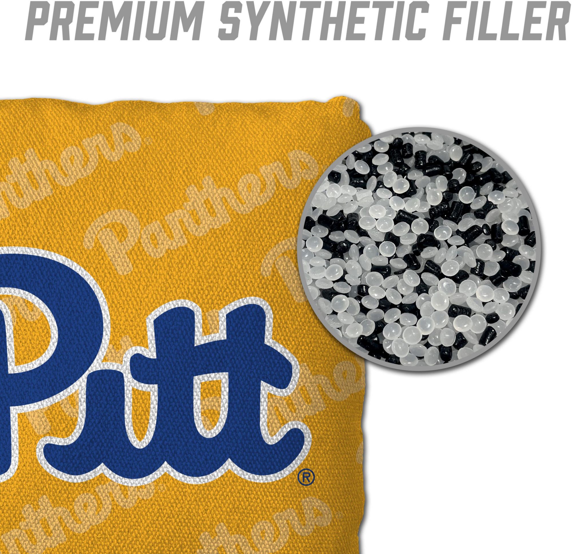 YouTheFan Pittsburgh Panthers Yellow 4-Pack Cornhole Bean Bag Set product image