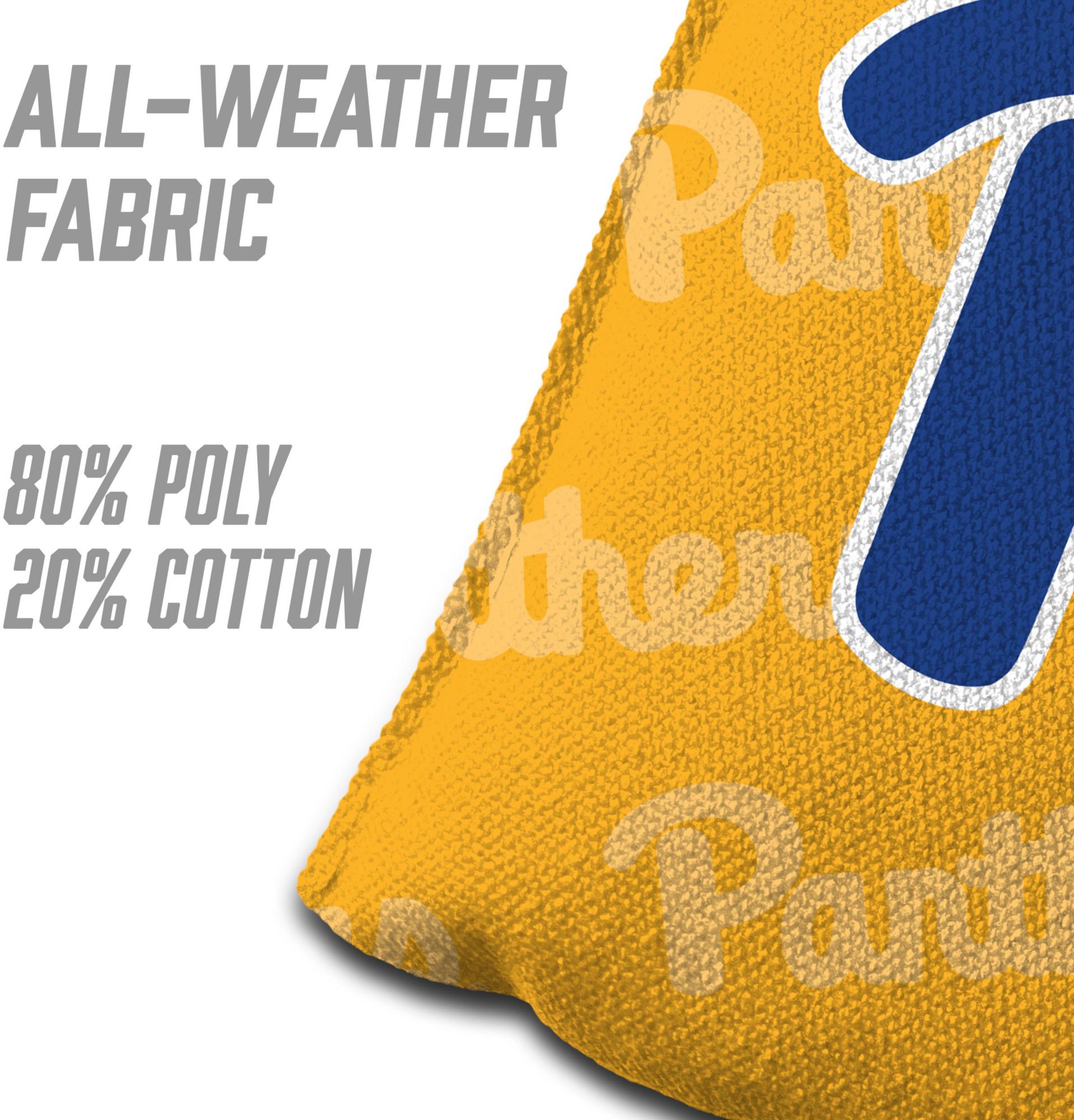 YouTheFan Pittsburgh Panthers Yellow 4-Pack Cornhole Bean Bag Set product image