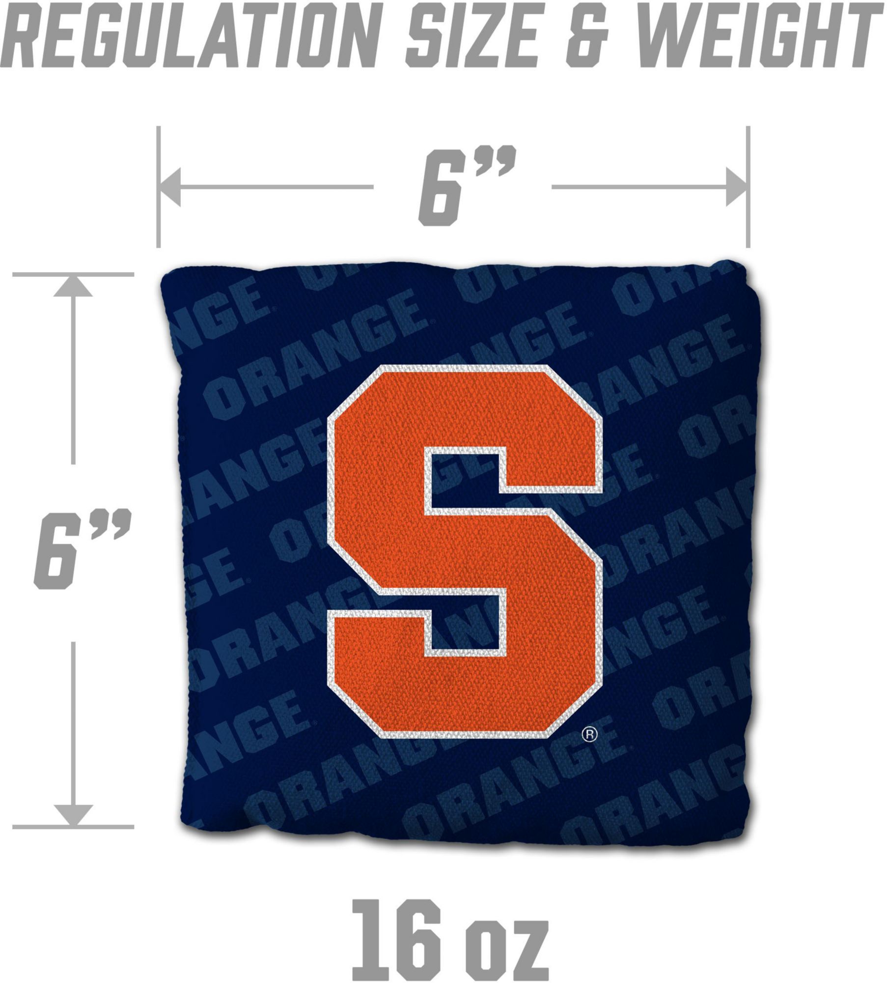 YouTheFan Syracuse Orange Blue 4-Pack Cornhole Bean Bag Set product image