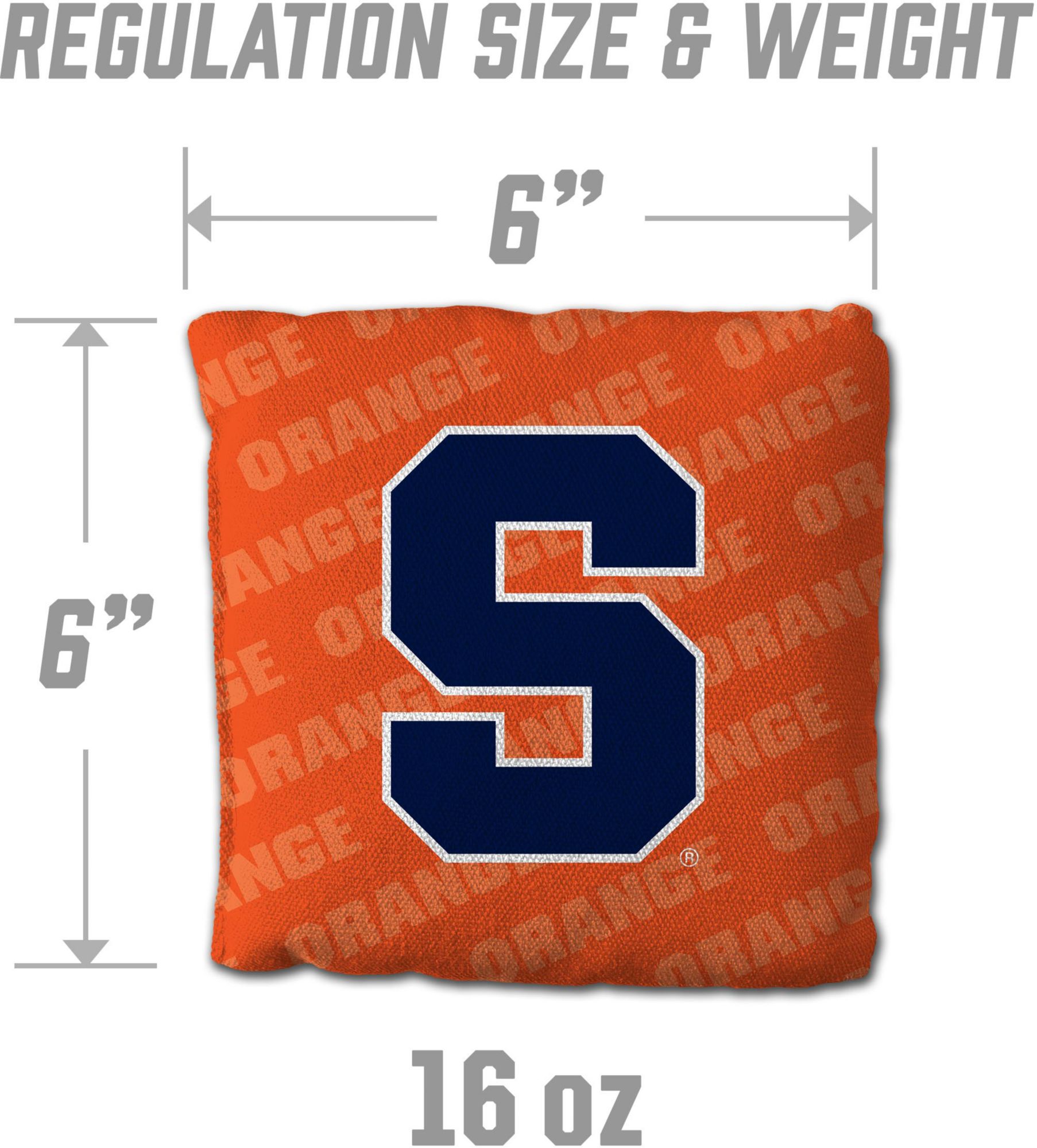 YouTheFan Syracuse Orange Orange 4-Pack Cornhole Bean Bag Set product image