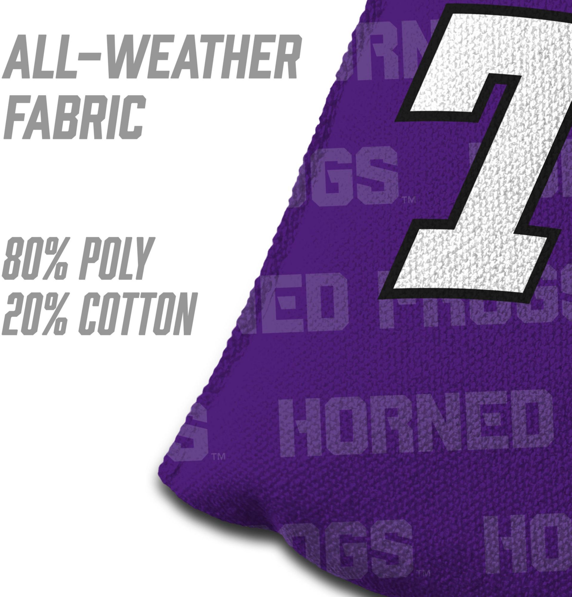 YouTheFan TCU Horned Frogs Purple 4-Pack Cornhole Bean Bag Set product image