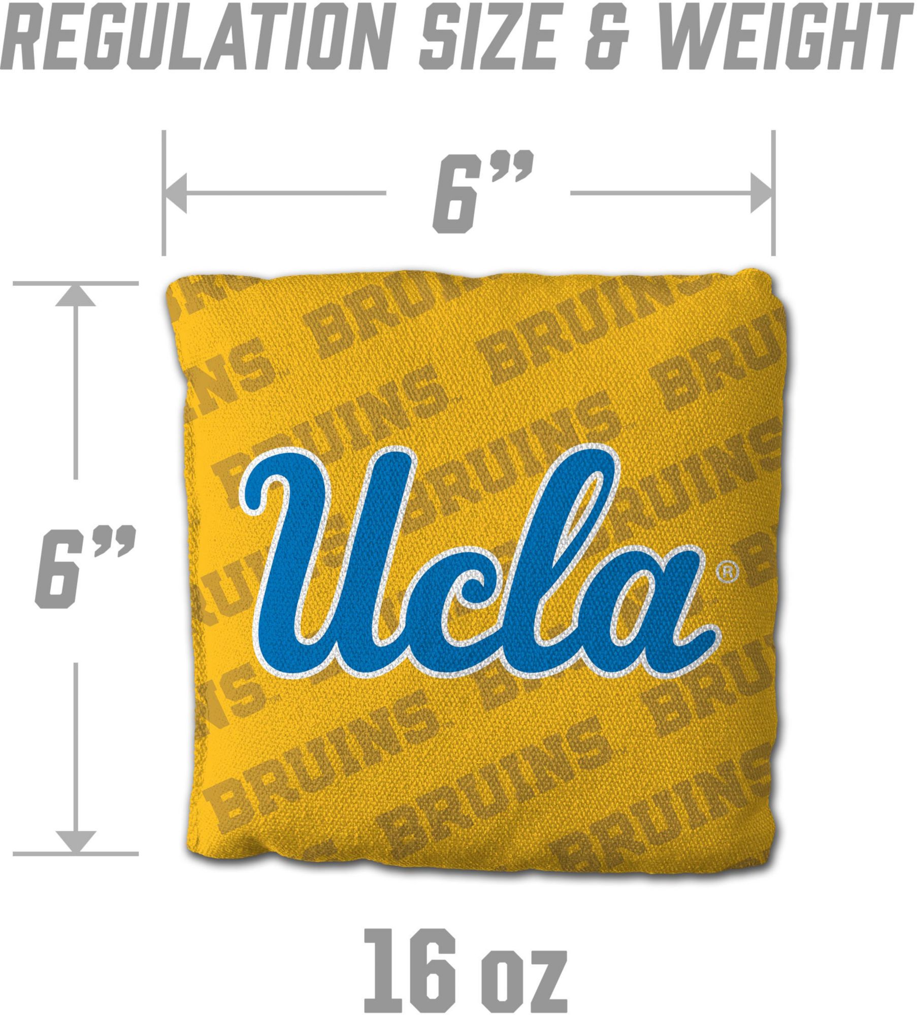 YouTheFan UCLA Bruins Yellow 4-Pack Cornhole Bean Bag Set product image