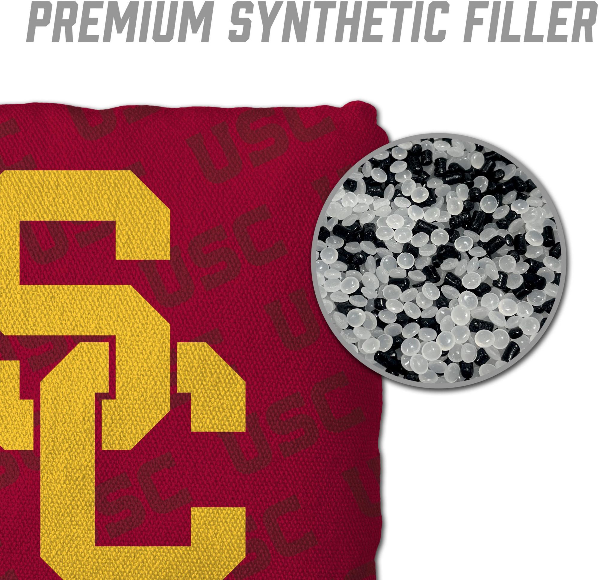 YouTheFan USC Trojans Red 4-Pack Cornhole Bean Bag Set product image