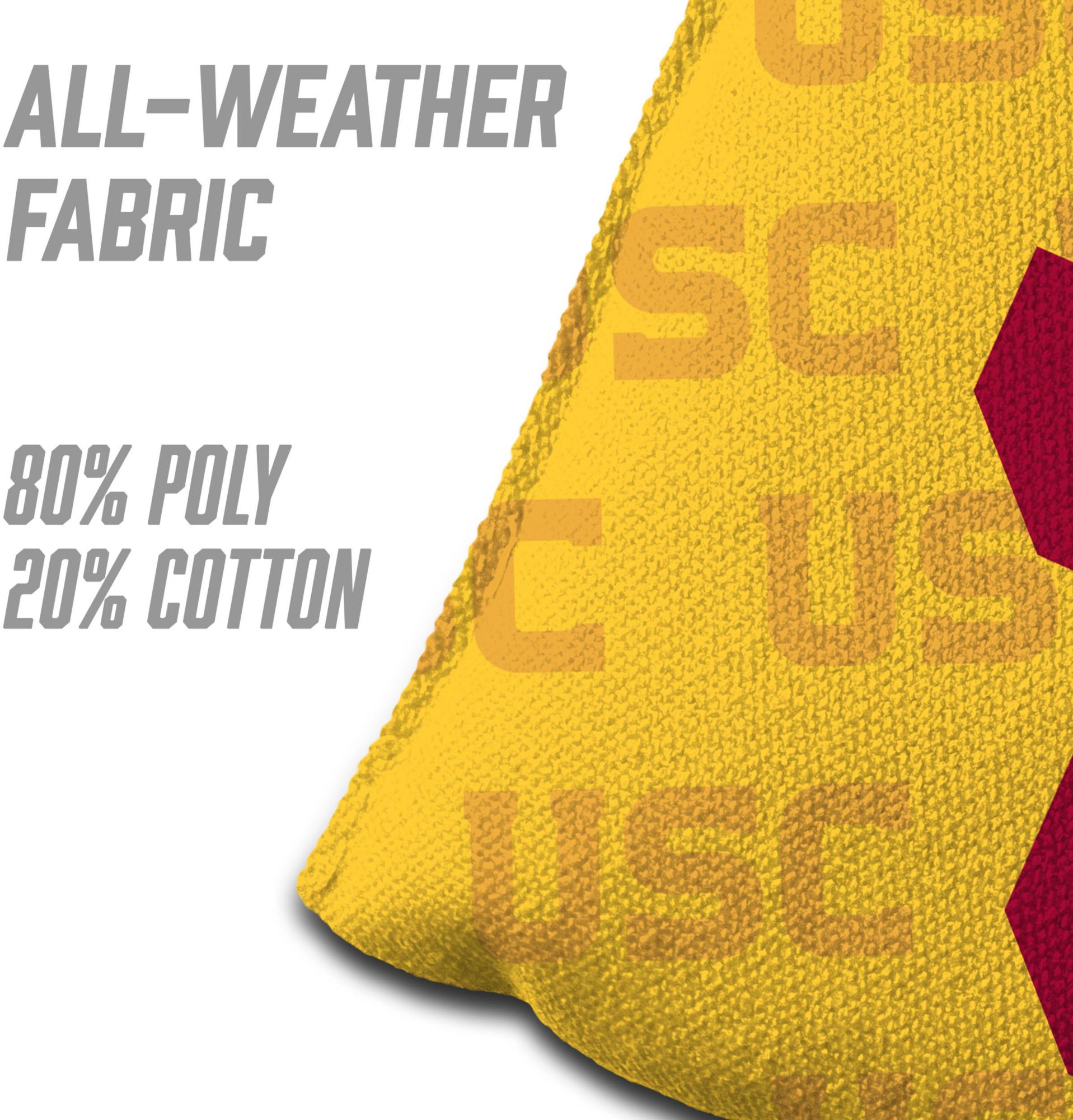 YouTheFan USC Trojans Yellow 4-Pack Cornhole Bean Bag Set product image