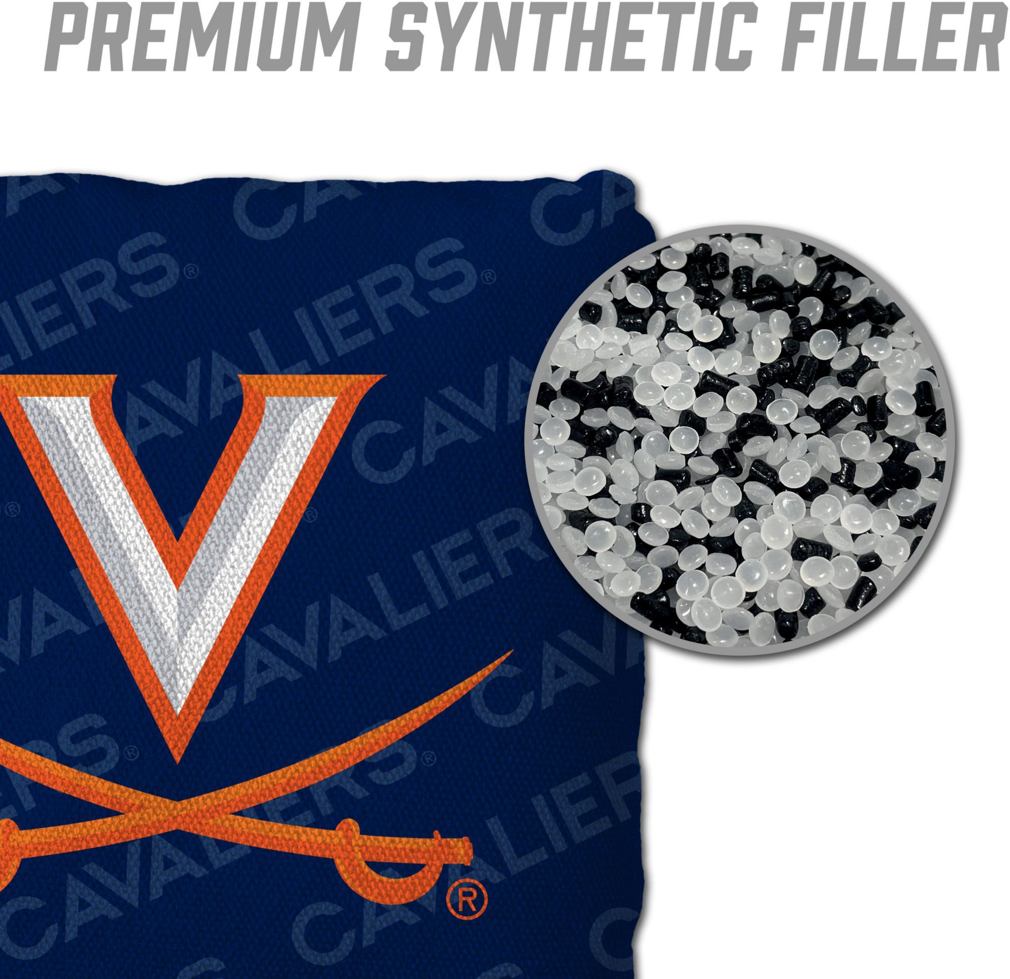 YouTheFan Virginia Cavaliers Blue 4-Pack Cornhole Bean Bag Set product image