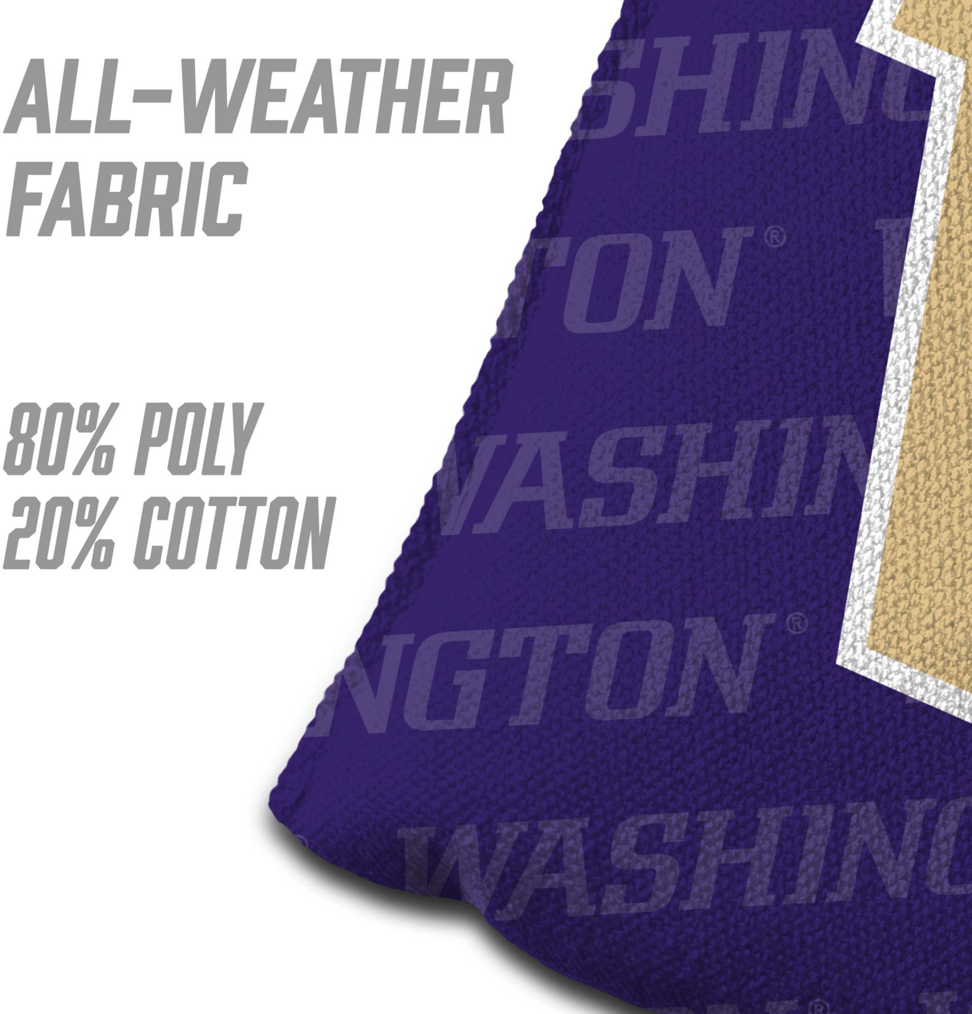 YouTheFan Washington Huskies Purple 4-Pack Cornhole Bean Bag Set product image