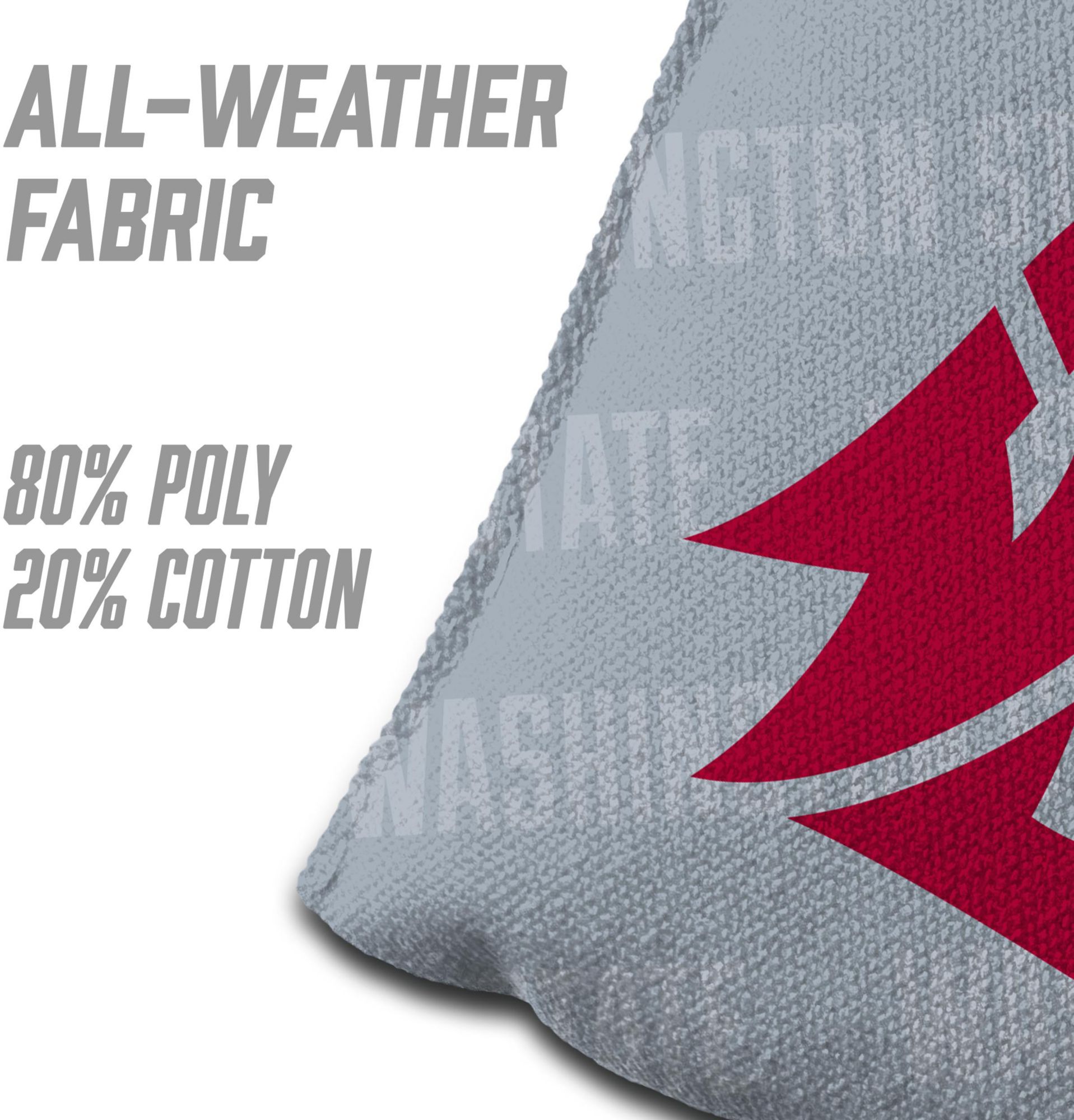 YouTheFan Washington State Cougars Grey 4-Pack Cornhole Bean Bag Set product image