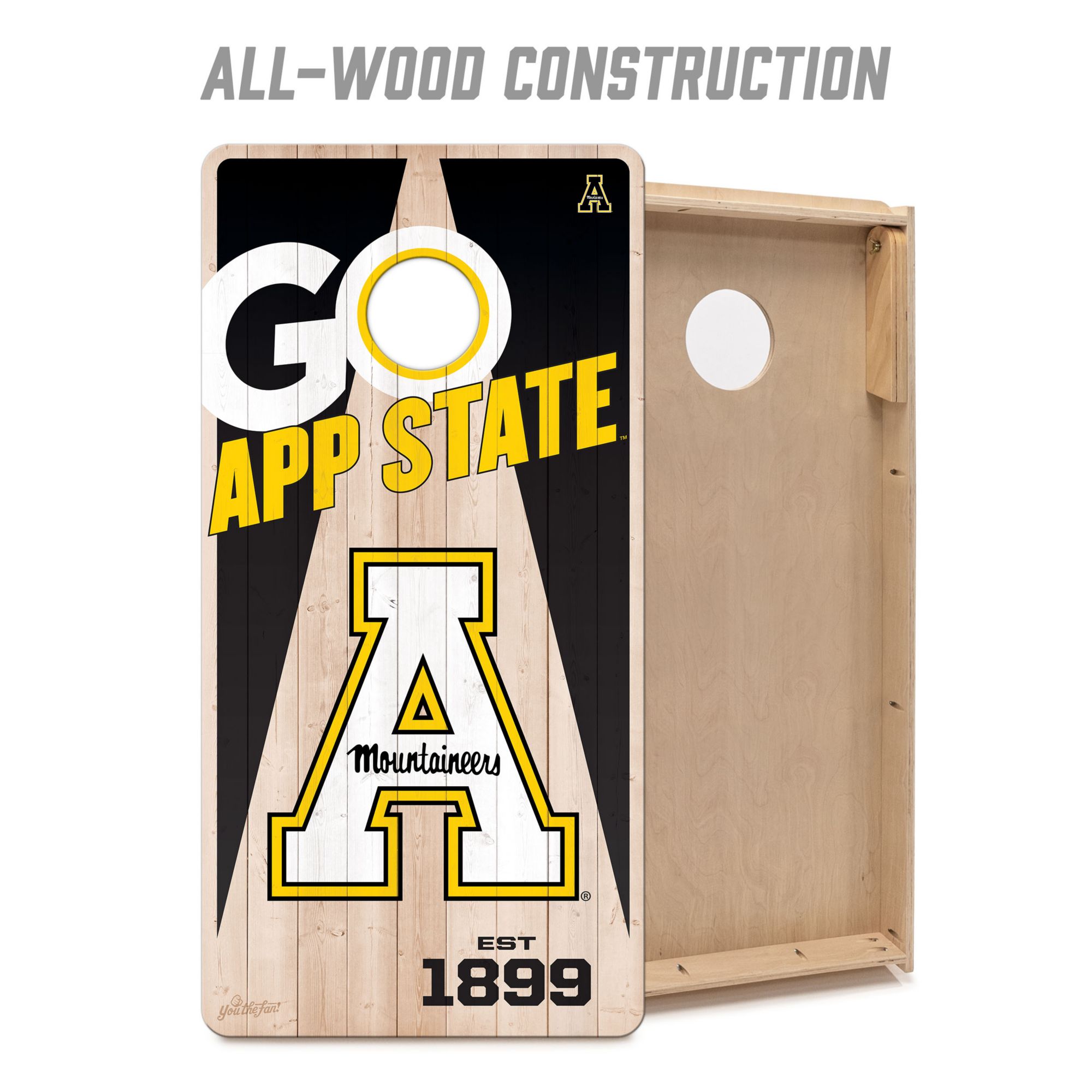 YouTheFan Appalachian State Mountaineers 2' x 4' Cornhole Boards product image