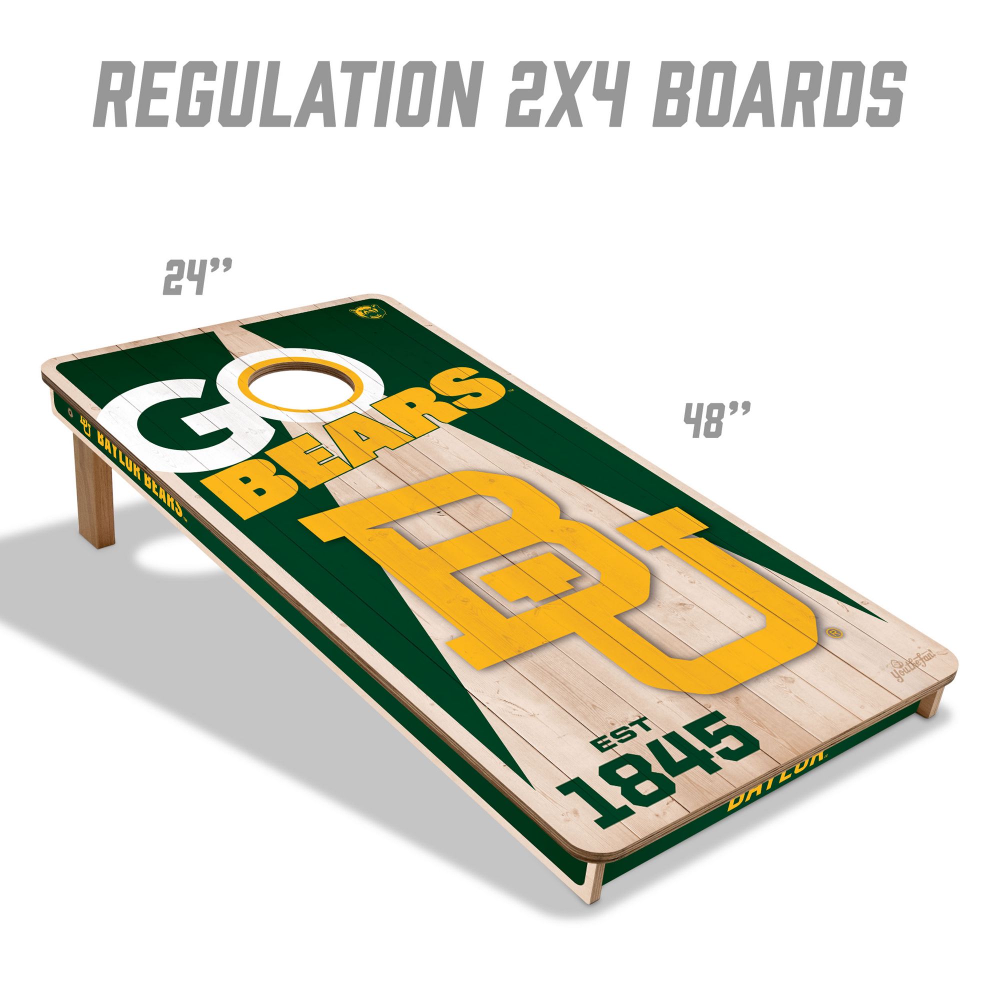 YouTheFan Baylor Bears 2' x 4' Cornhole Boards product image