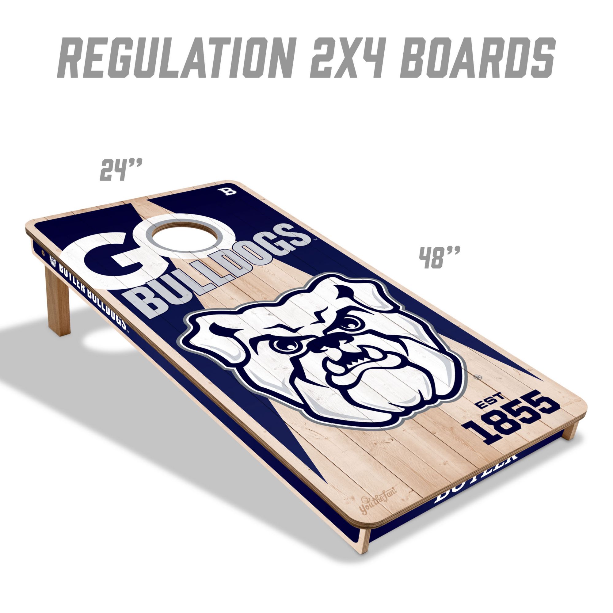 YouTheFan Butler Bulldogs 2' x 4' Cornhole Boards product image