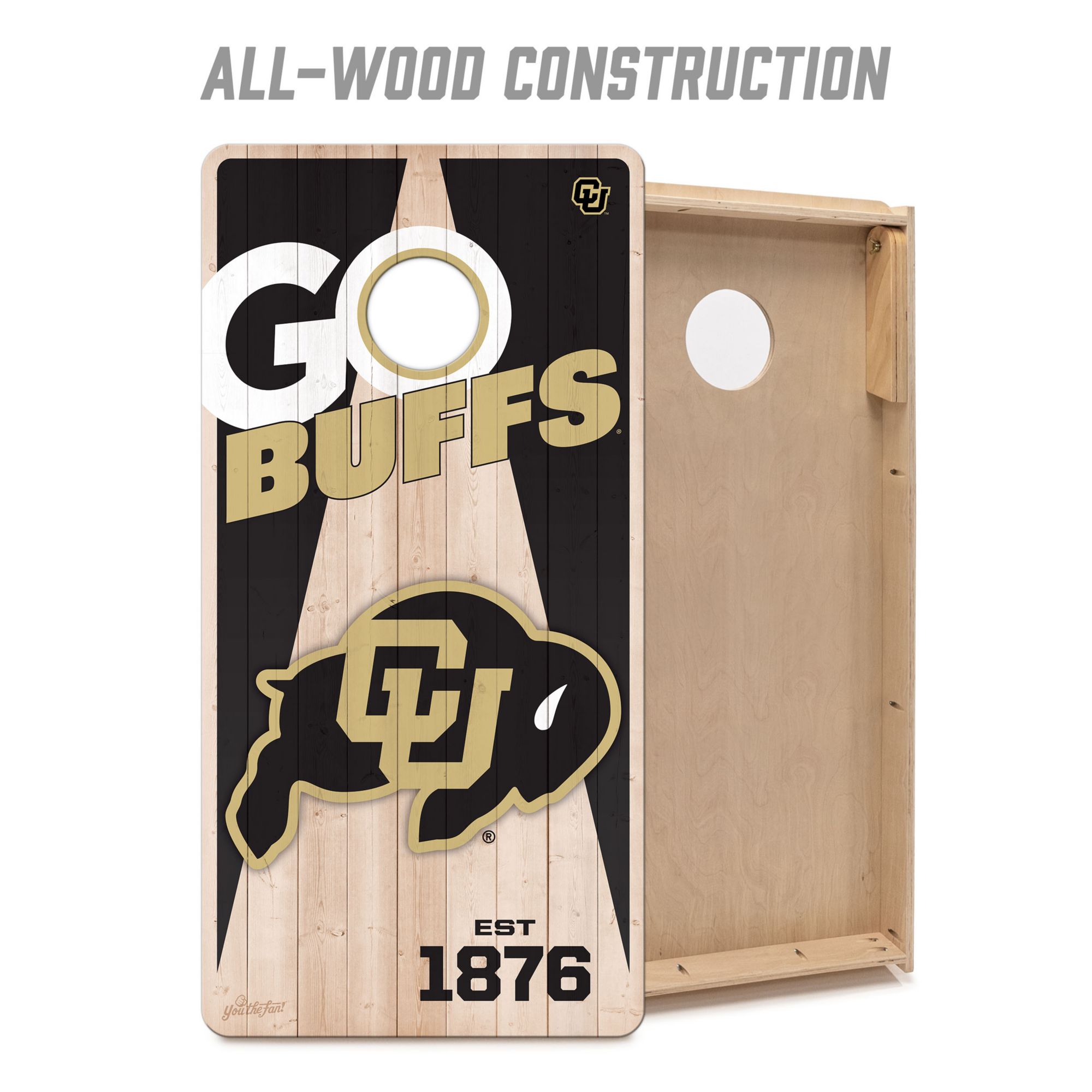 YouTheFan Colorado Buffaloes 2' x 4' Cornhole Boards product image