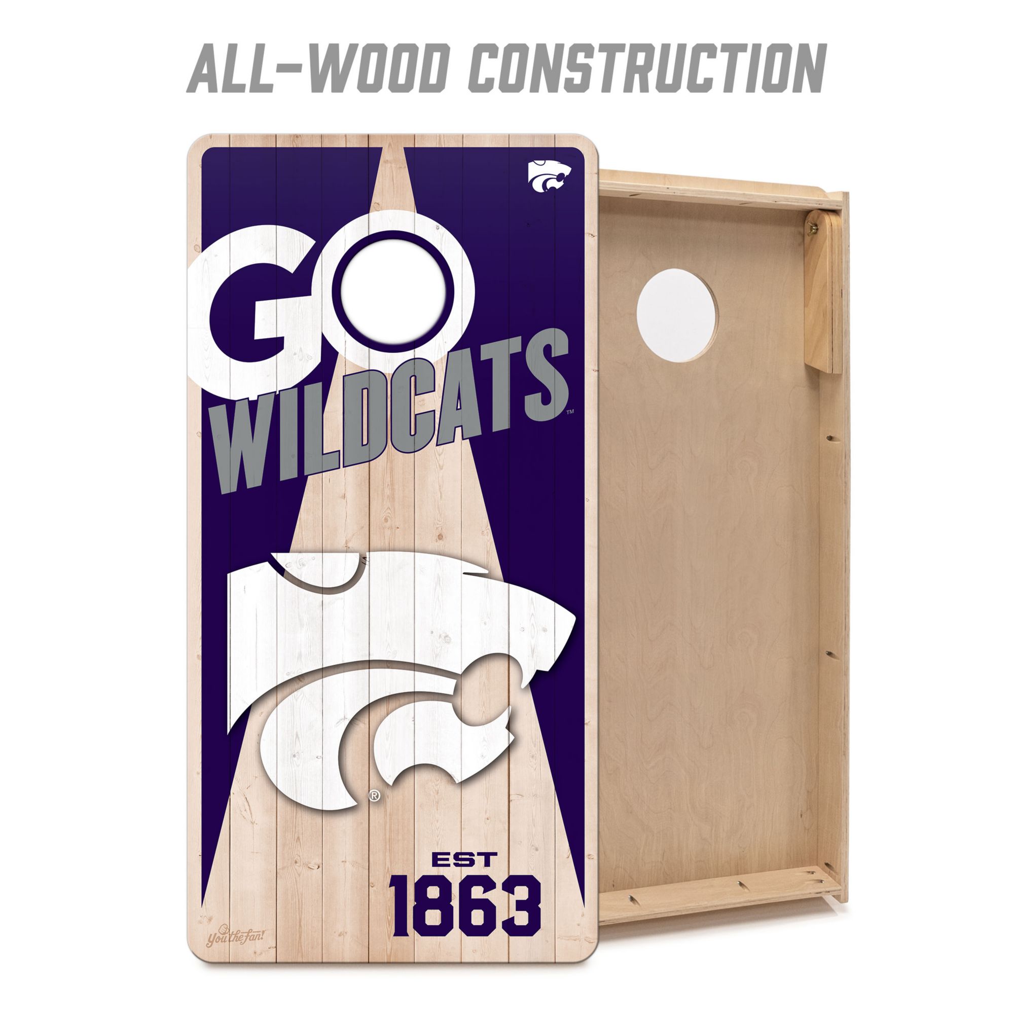 YouTheFan Johns Hopkins Blue Jays 2' x 4' Cornhole Boards product image