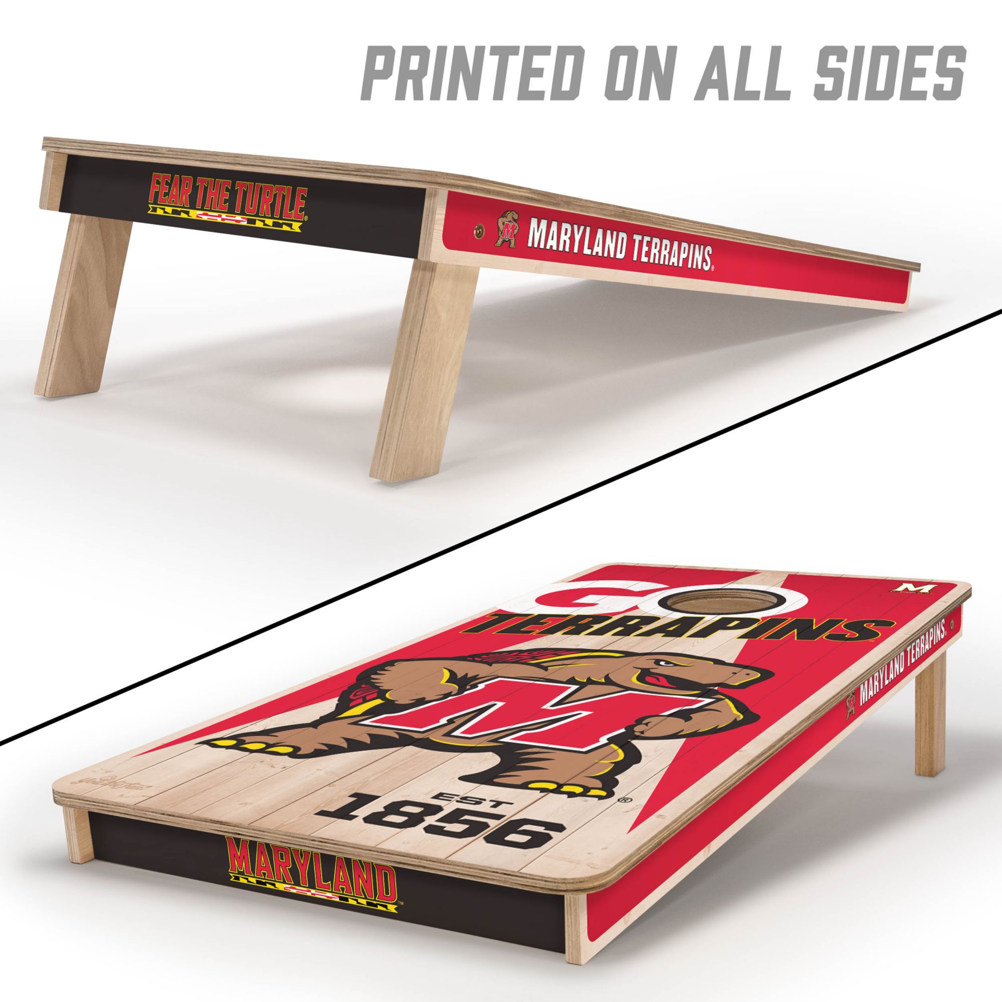 YouTheFan Maryland Terrapins 2' x 4' Cornhole Boards product image