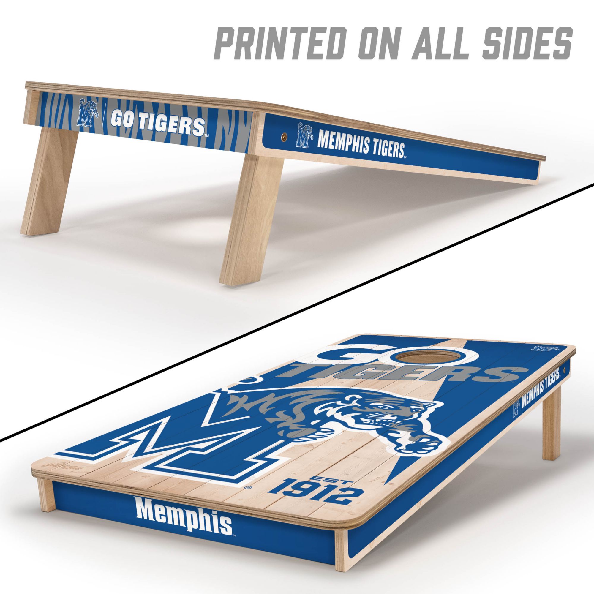 YouTheFan Memphis Tigers 2' x 4' Cornhole Boards product image