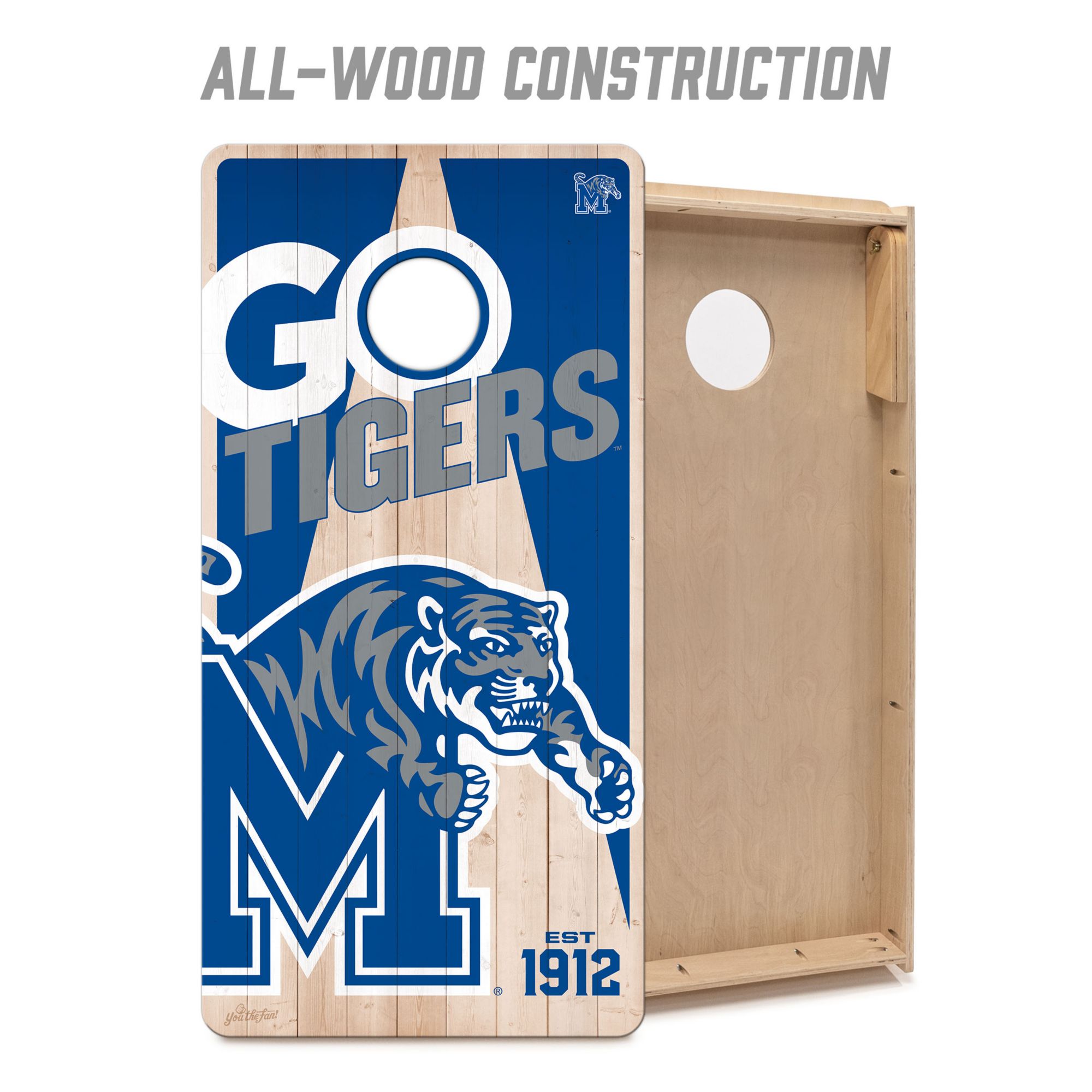 YouTheFan Memphis Tigers 2' x 4' Cornhole Boards product image