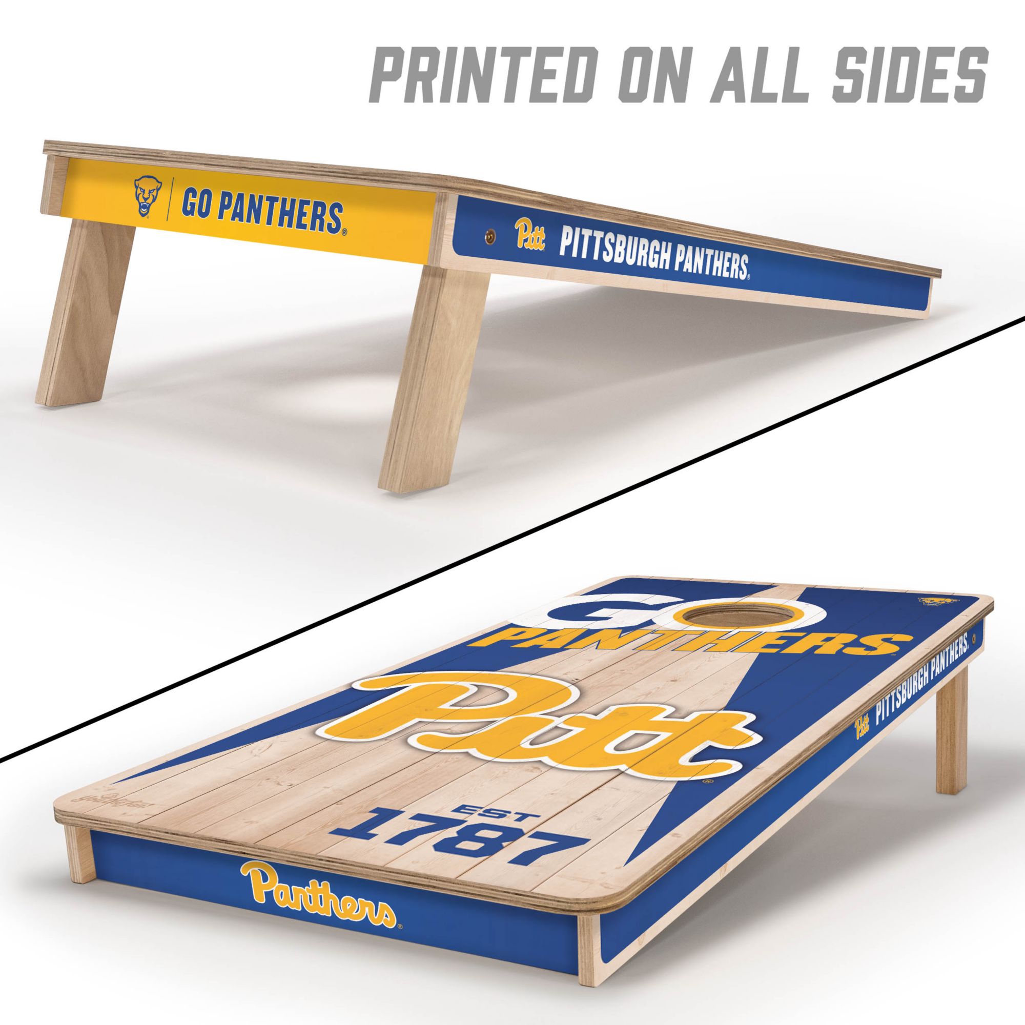 YouTheFan Pittsburgh Panthers 2' x 4' Cornhole Boards product image