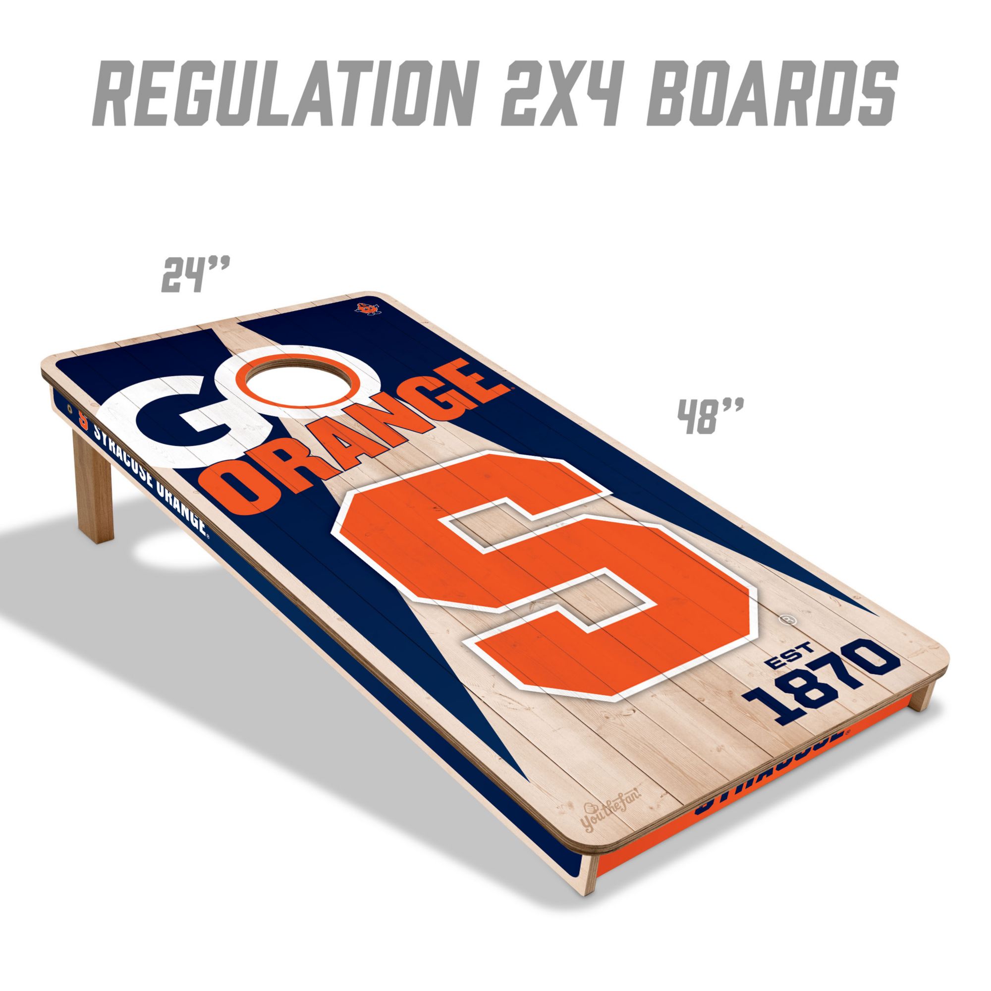 YouTheFan Syracuse Orange 2' x 4' Cornhole Boards product image