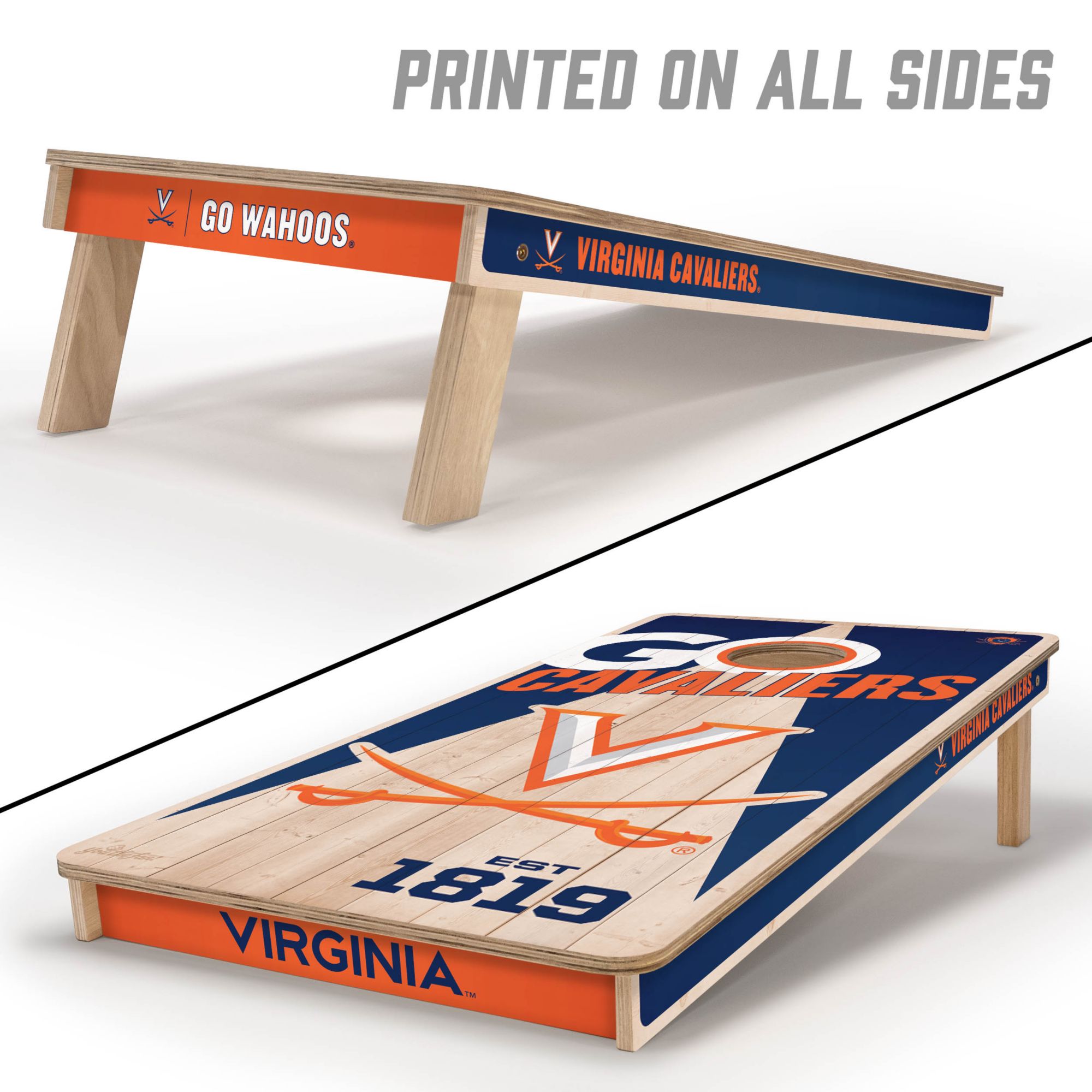 YouTheFan Virginia Cavaliers 2' x 4' Cornhole Boards product image