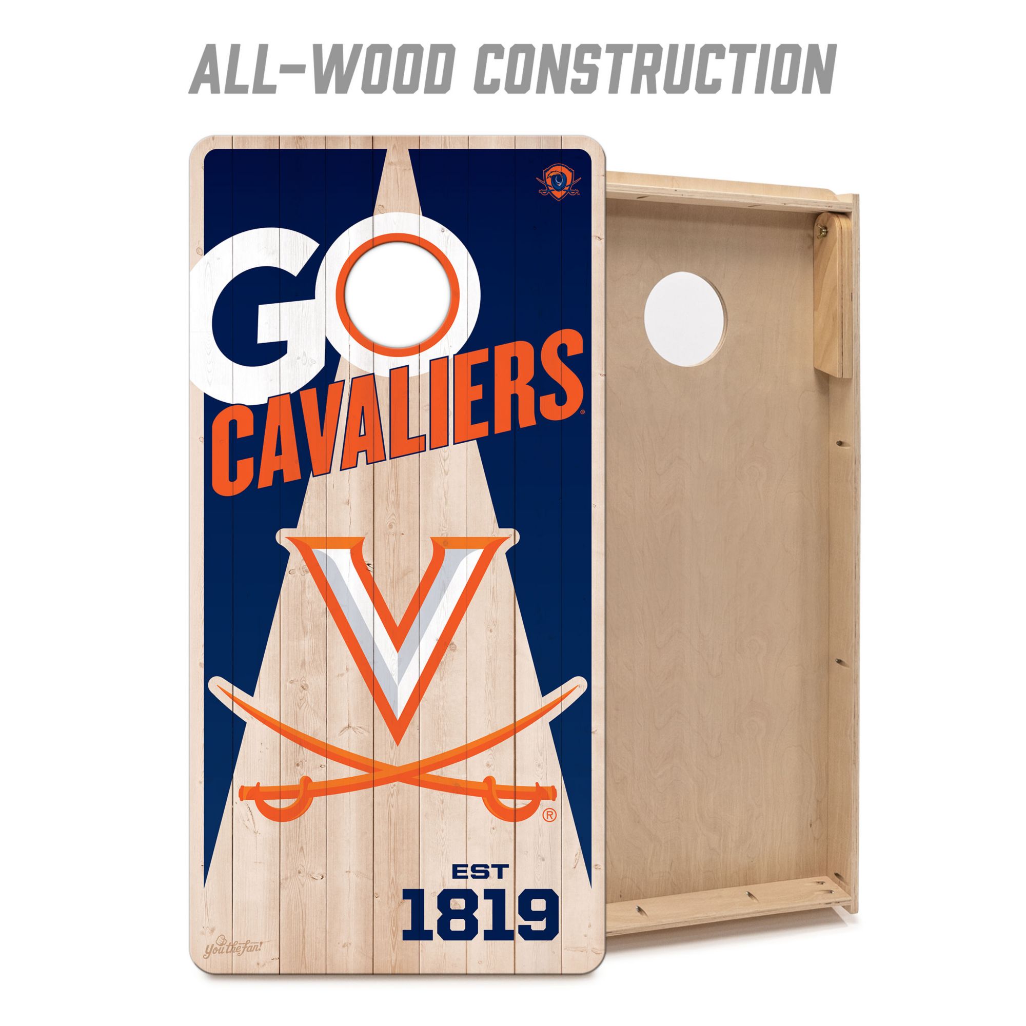 YouTheFan Virginia Cavaliers 2' x 4' Cornhole Boards product image