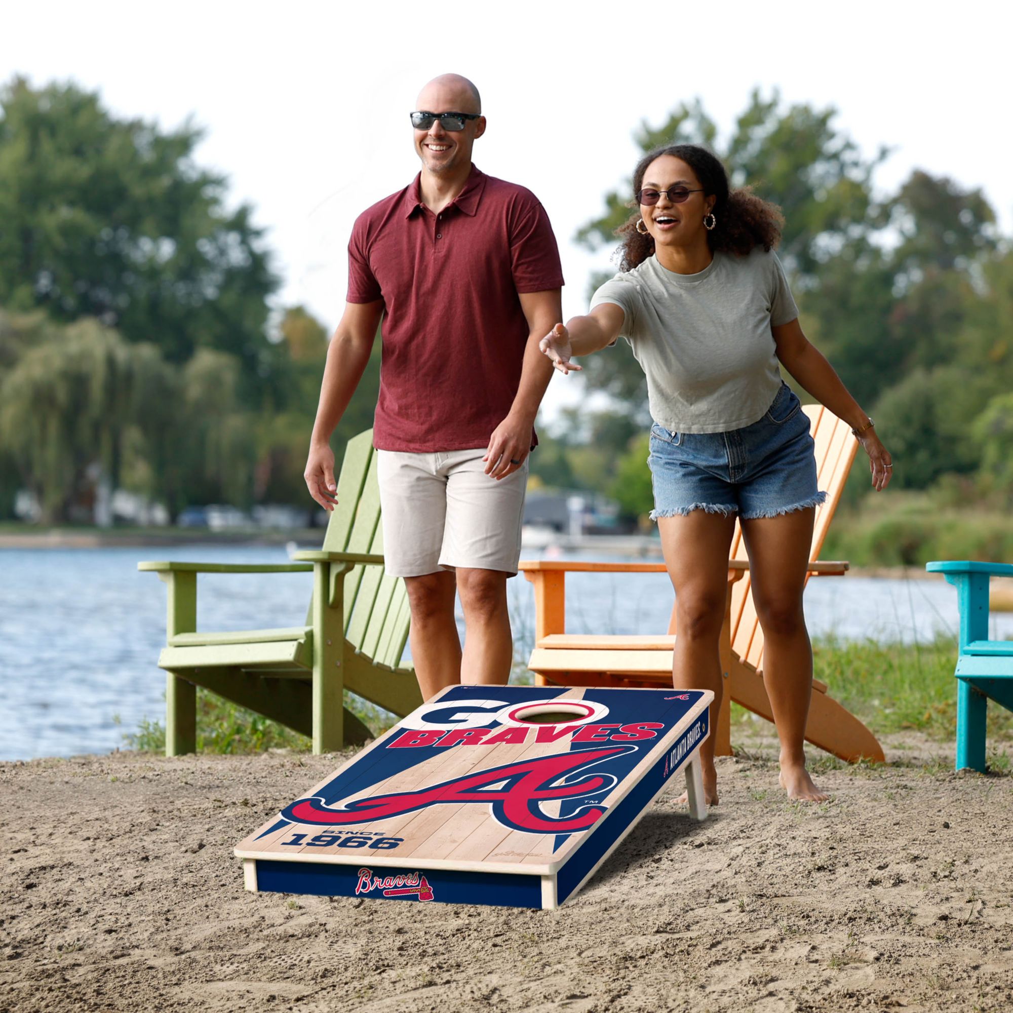 YouTheFan Kansas City Royals 2' x 4' Cornhole Boards product image