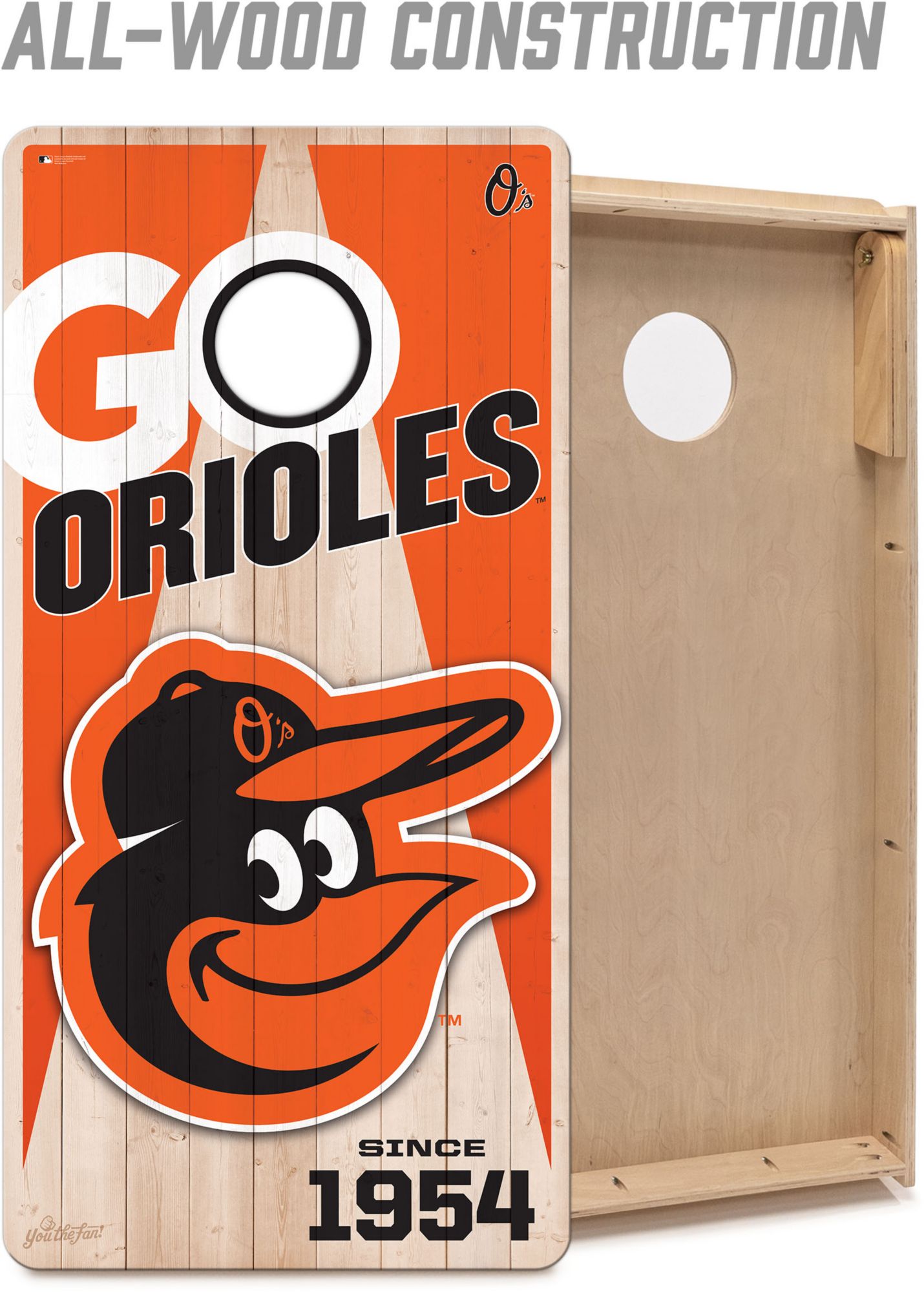 YouTheFan Baltimore Orioles 2' x 4' Cornhole Boards product image