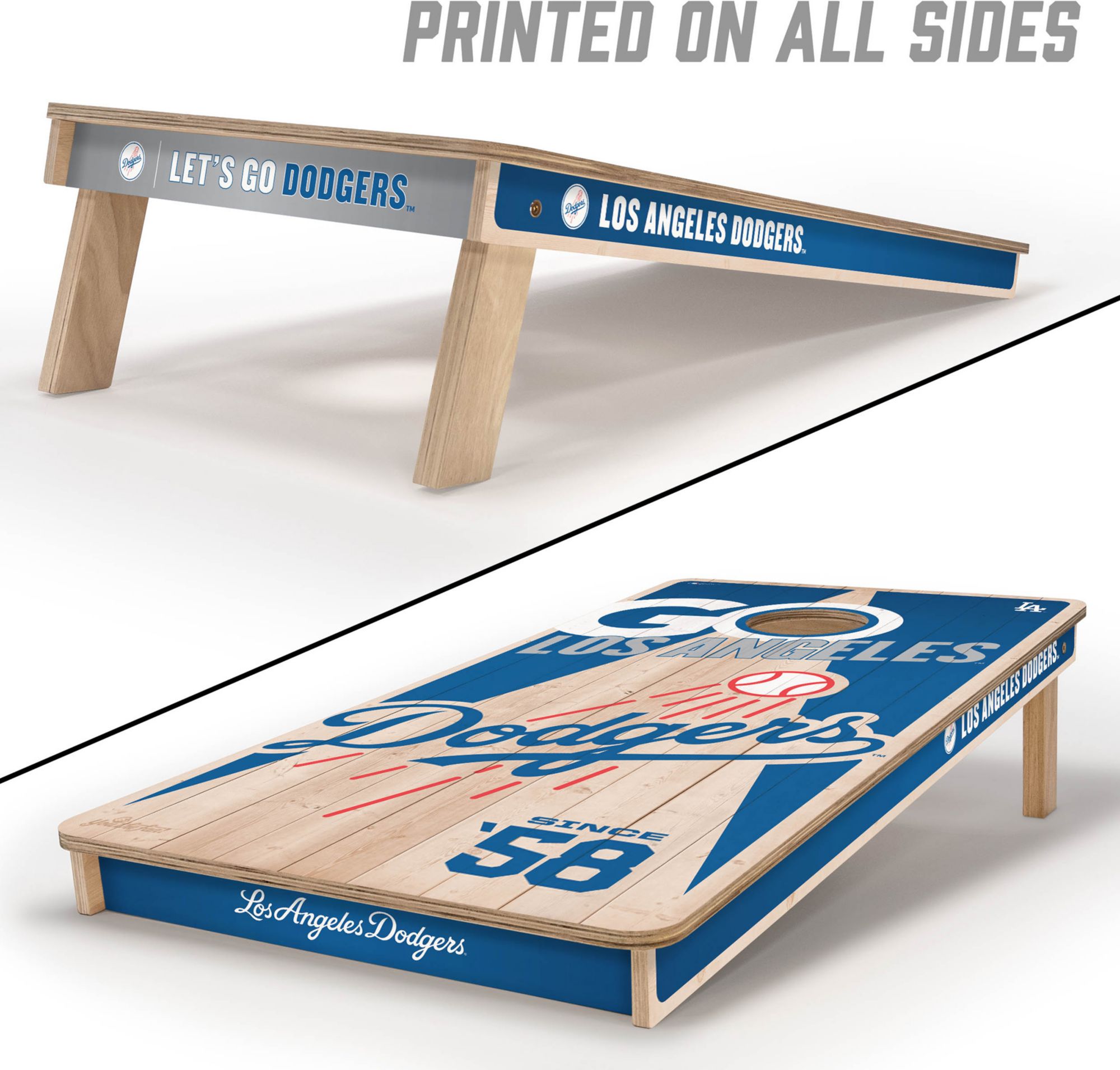 YouTheFan Los Angeles Dodgers 2' x 4' Cornhole Boards product image