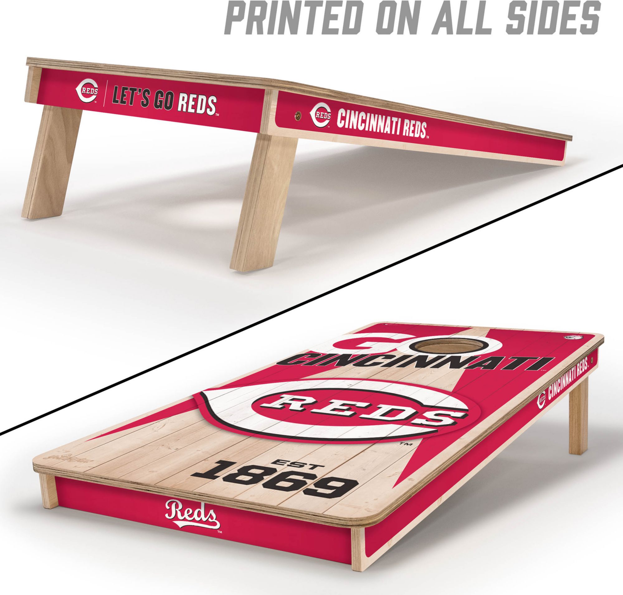 YouTheFan Cincinnati Reds 2' x 4' Cornhole Boards product image