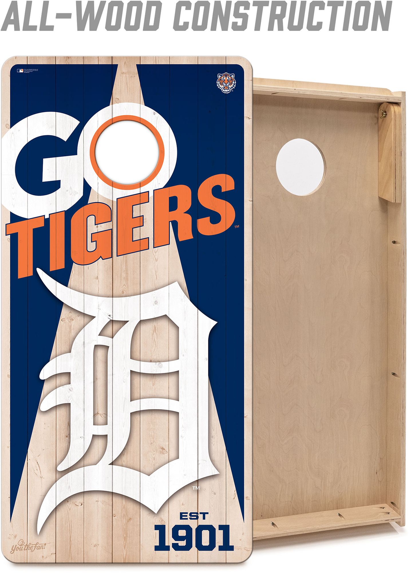 YouTheFan Detroit Tigers 2' x 4' Cornhole Boards product image