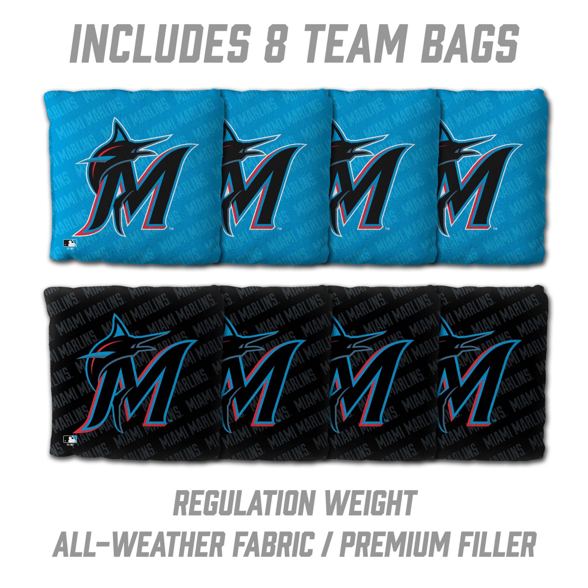 YouTheFan Miami Marlins 2' x 4' Cornhole Boards product image