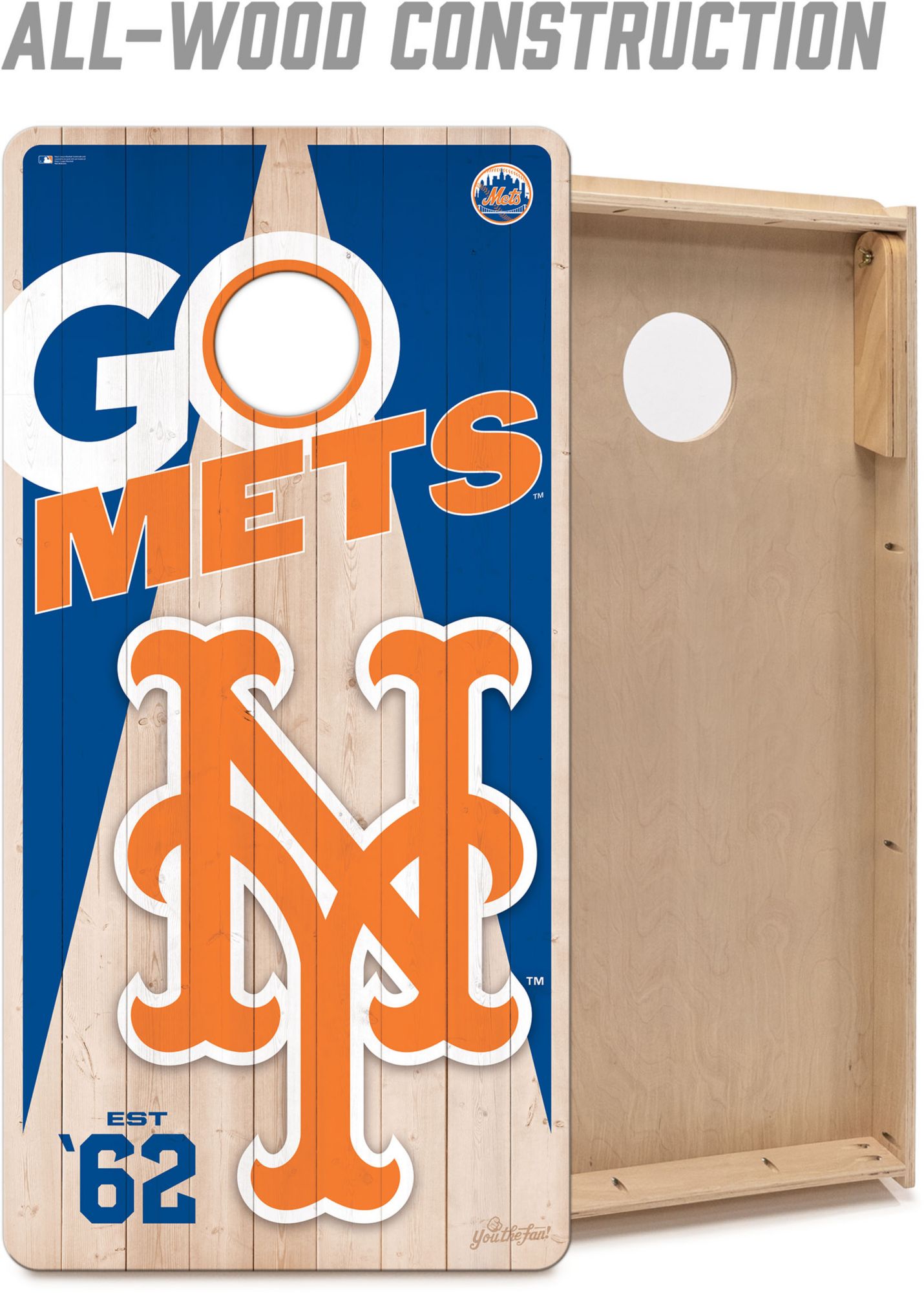 YouTheFan New York Mets 2' x 4' Cornhole Boards product image