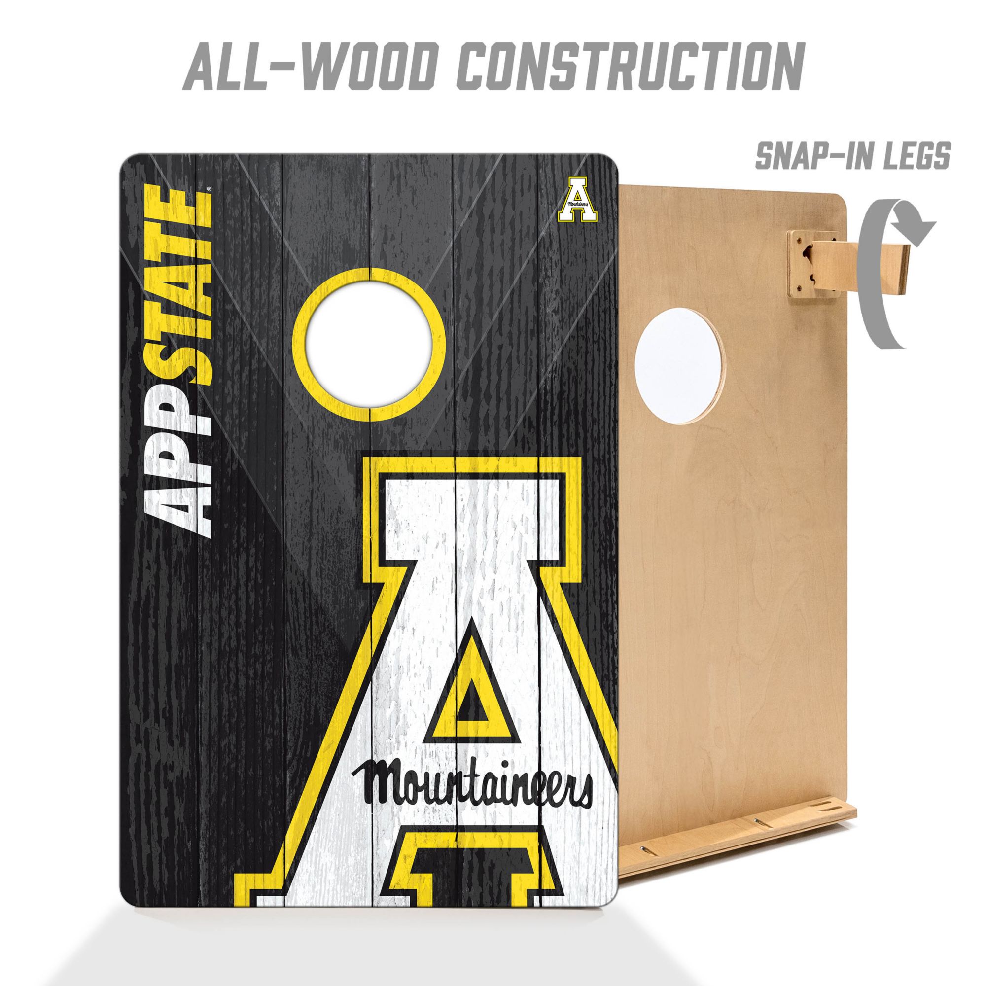 YouTheFan Appalachian State Mountaineers 2' x 3' Cornhole Boards product image