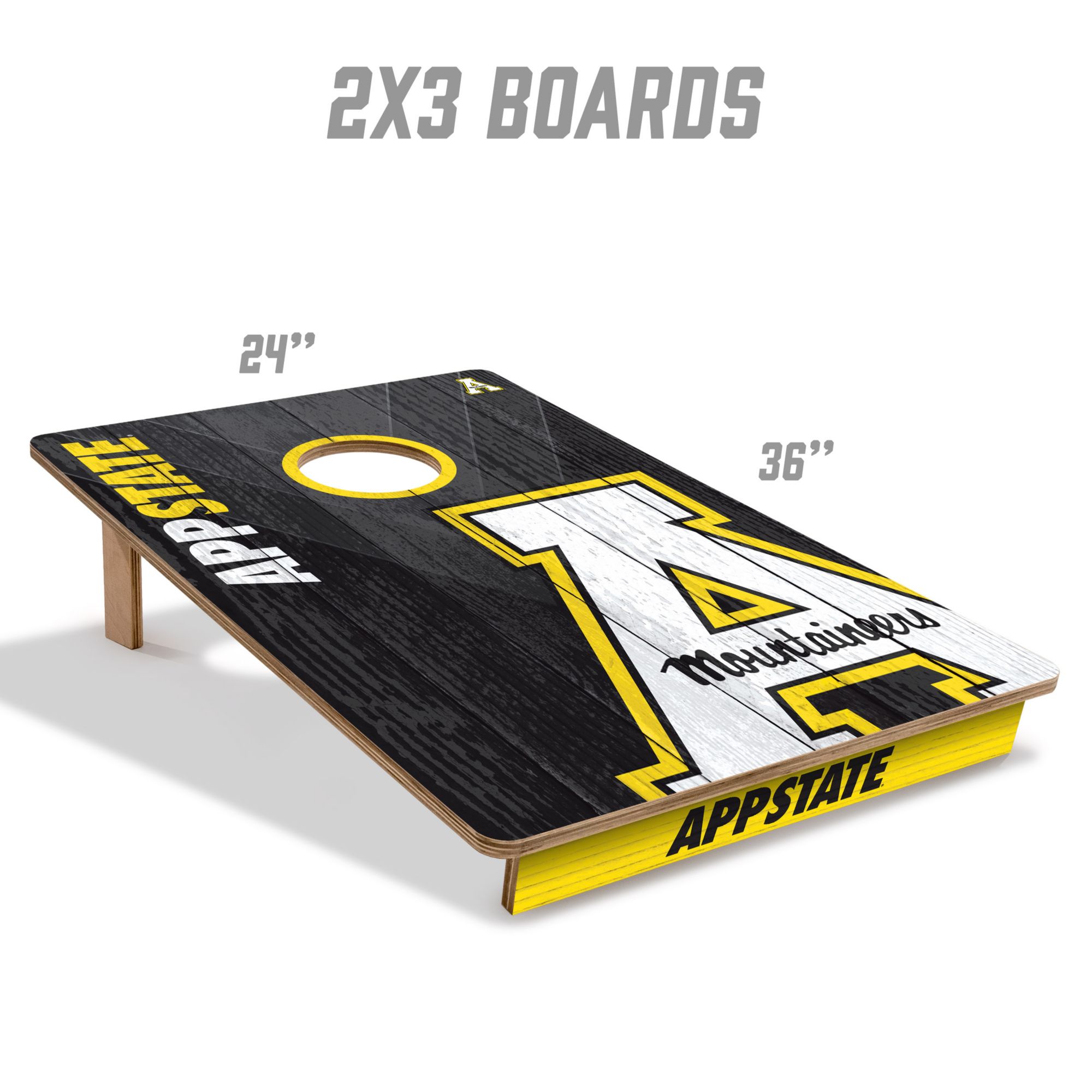 YouTheFan Appalachian State Mountaineers 2' x 3' Cornhole Boards product image