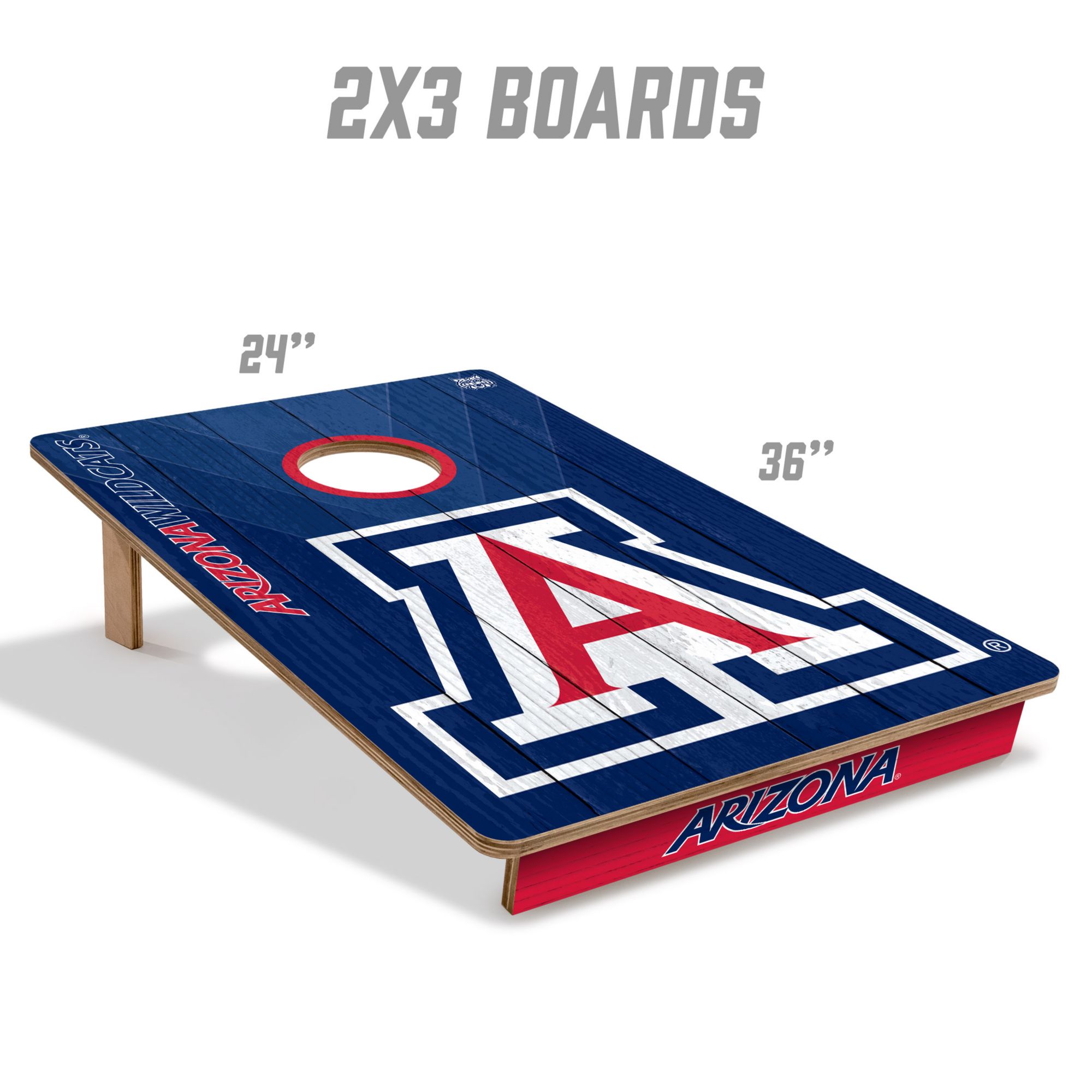 YouTheFan Arizona Wildcats 2' x 3' Cornhole Boards product image